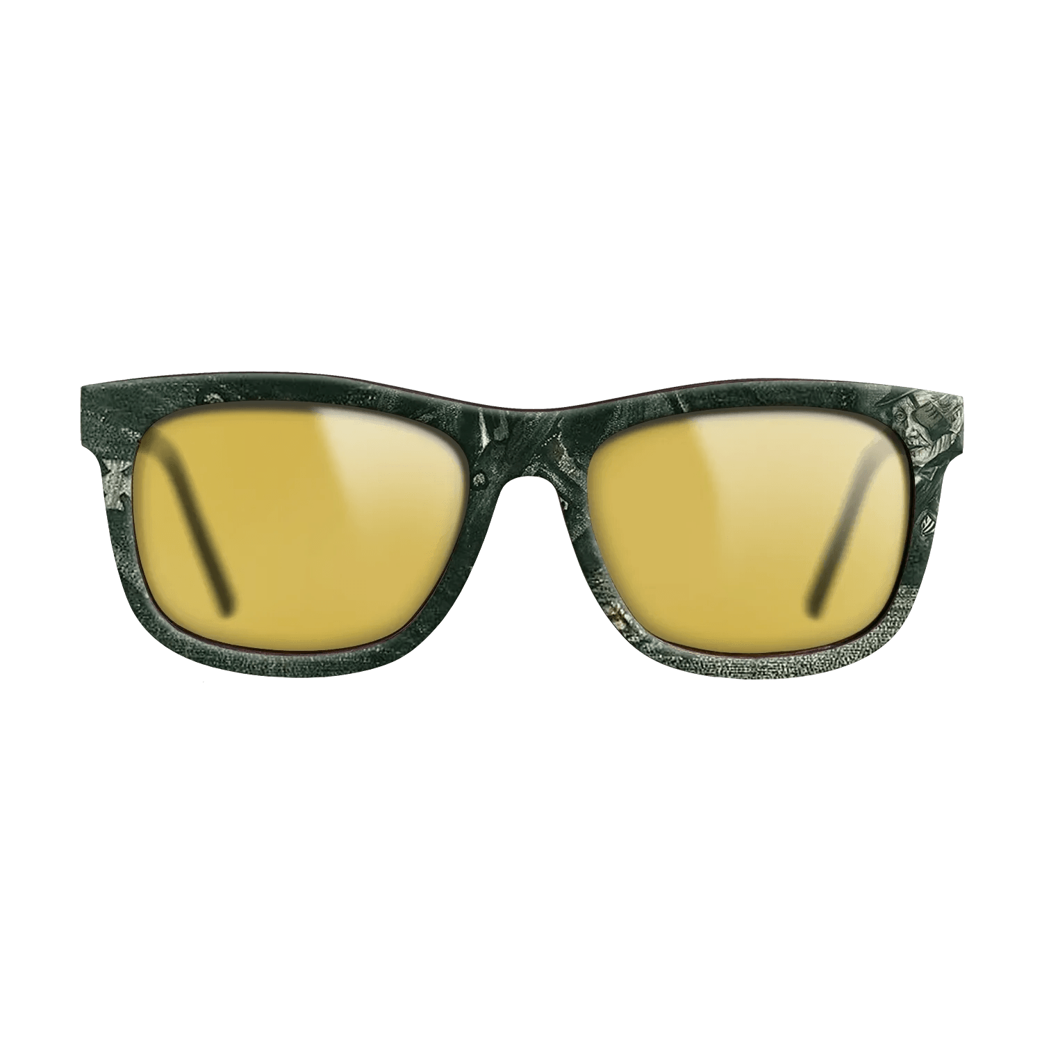 Oil Painting on Straight Grain Walnut: Rococo - Orphan Man in Sunday Clothes with Eye Bandage, 1882 - Vincent van Gogh - The Hero - Square - 1952 - SIRIS wood optic