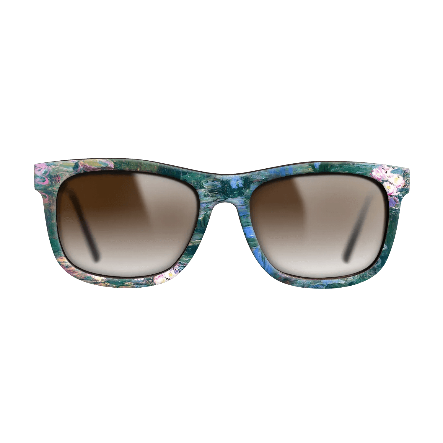 Oil Painting on Straight Grain Walnut: Rococo - Parliament, Reflections on the Thames, 1905 - Claude Monet - The Hero - Square - 1515 - SIRIS wood optic