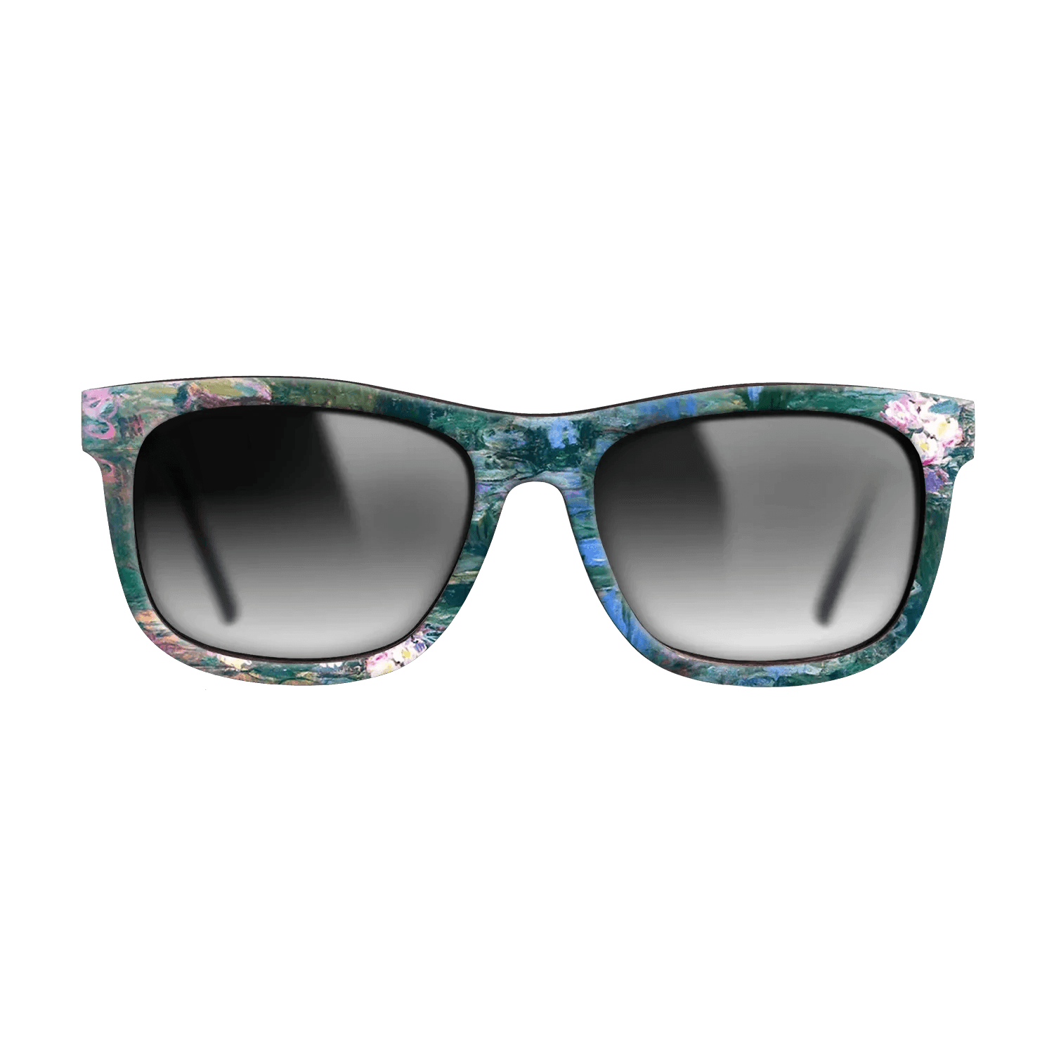 Oil Painting on Straight Grain Walnut: Rococo - Parliament, Reflections on the Thames, 1905 - Claude Monet - The Hero - Square - 1515 - SIRIS wood optic