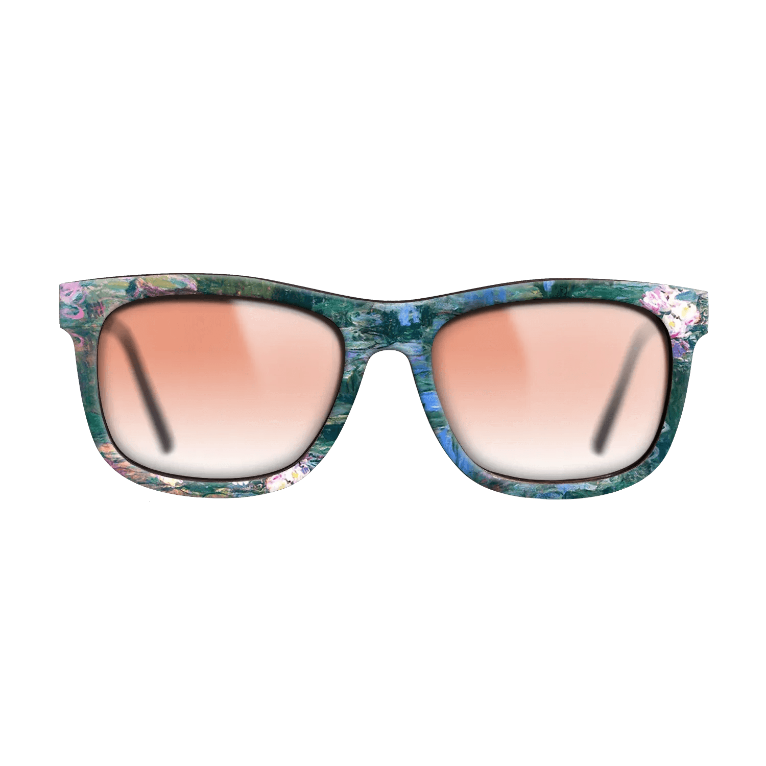 Oil Painting on Straight Grain Walnut: Rococo - Parliament, Reflections on the Thames, 1905 - Claude Monet - The Hero - Square - 1515 - SIRIS wood optic