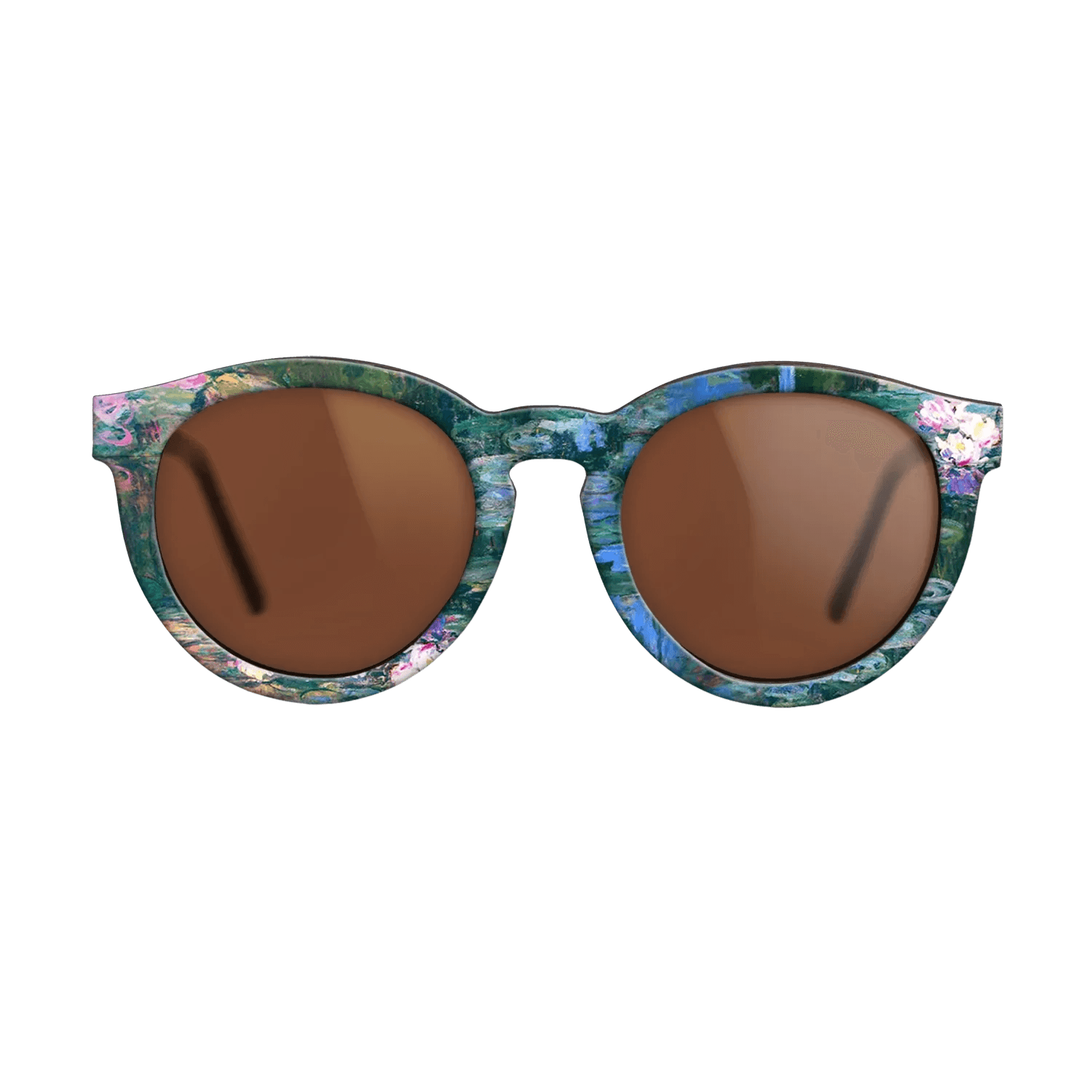 Oil Painting on Straight Grain Walnut: Rococo - Parliament, Reflections on the Thames, 1905 - Claude Monet - The Rebel - Round - 1515 - SIRIS wood optic