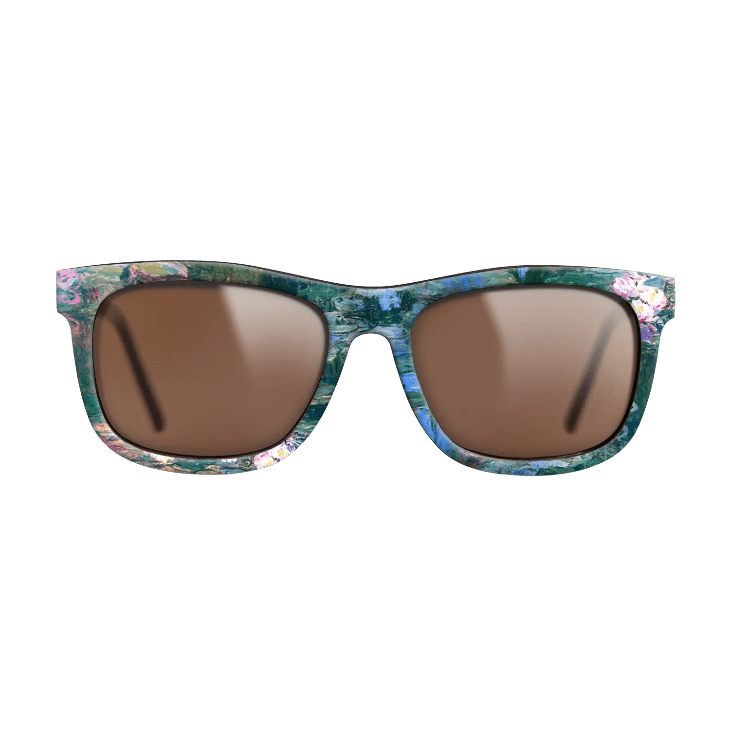 Oil Painting on Straight Grain Walnut: Rococo - Parliament, Reflections on the Thames, 1905 - Claude Monet - The Hero - Square - 1515 - SIRIS wood optic