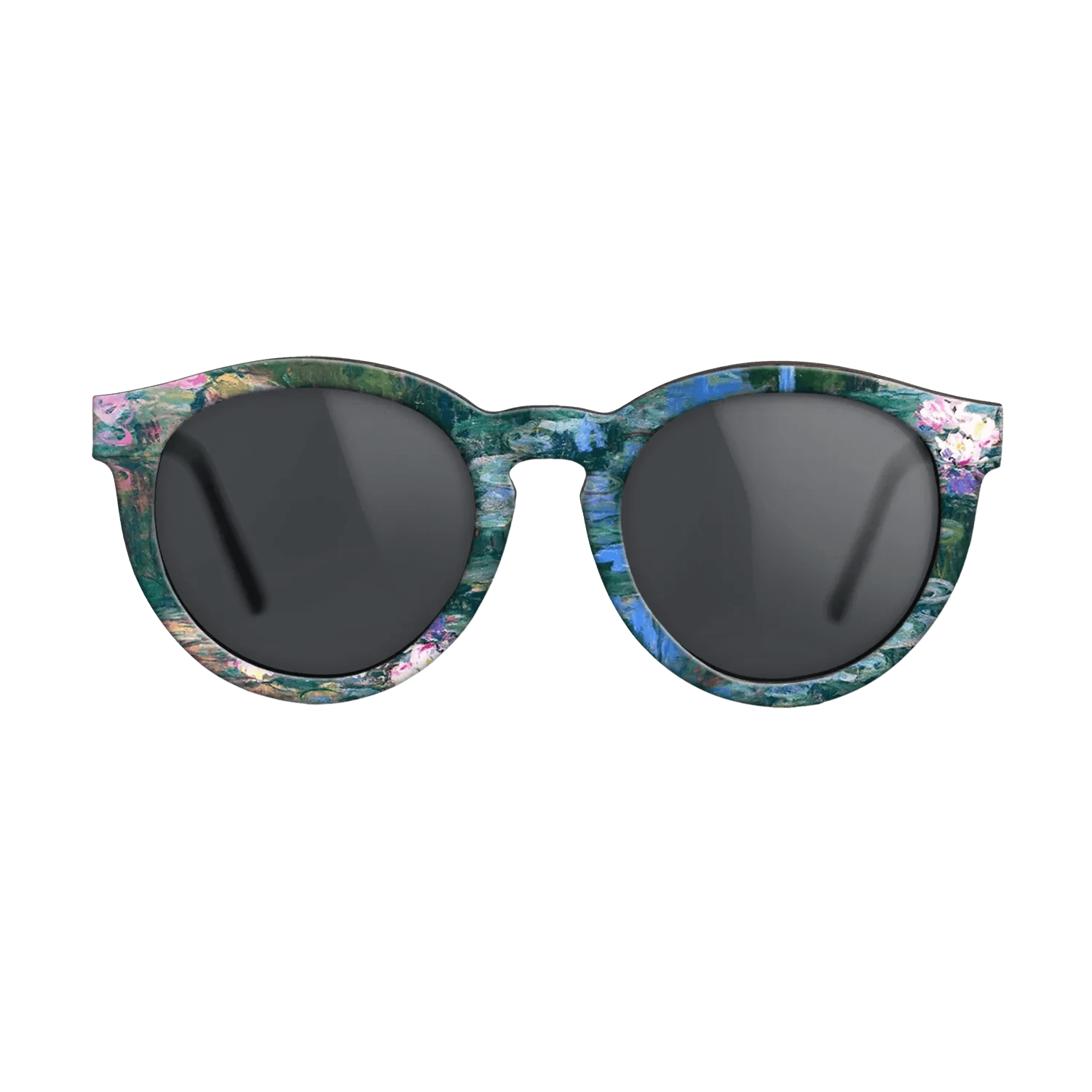 Oil Painting on Straight Grain Walnut: Rococo - Parliament, Reflections on the Thames, 1905 - Claude Monet - The Rebel - Round - 1515 - SIRIS wood optic