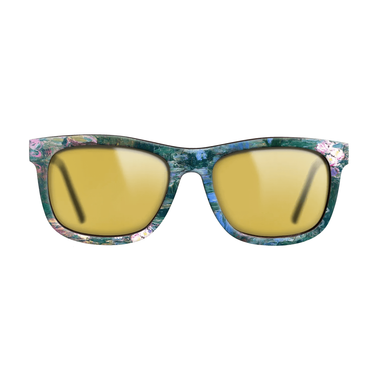 Oil Painting on Straight Grain Walnut: Rococo - Parliament, Reflections on the Thames, 1905 - Claude Monet - The Hero - Square - 1515 - SIRIS wood optic