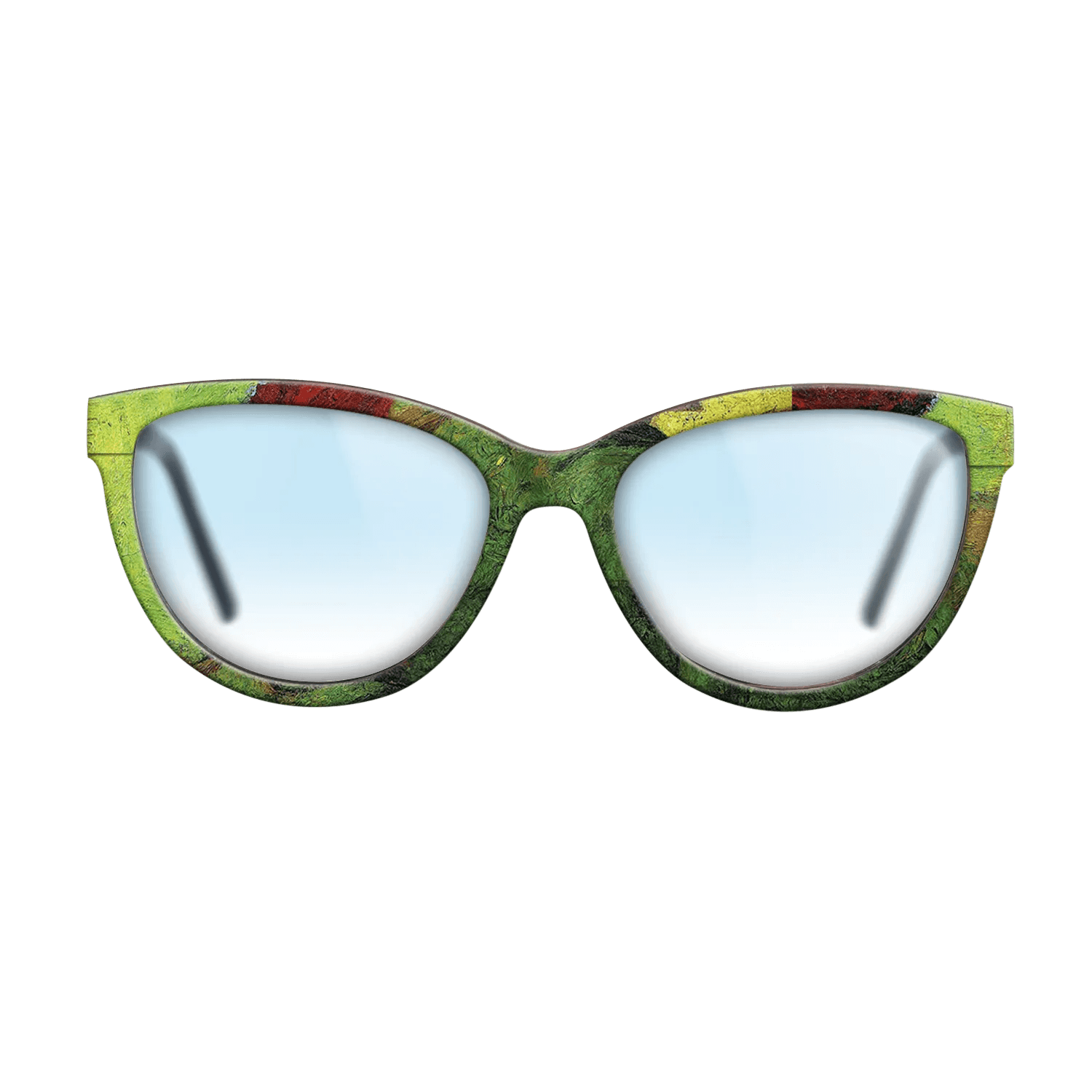 Oil Painting on Straight Grain Walnut: Rococo - Paul Gauguin (Man in a Red Beret), 1888 - Vincent van Gogh - The Maiden - Cat - 717 - SIRIS wood optic