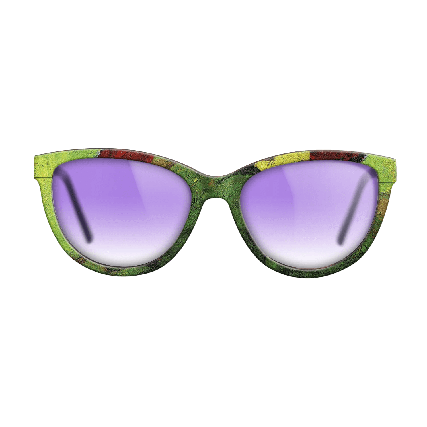 Oil Painting on Straight Grain Walnut: Rococo - Paul Gauguin (Man in a Red Beret), 1888 - Vincent van Gogh - The Maiden - Cat - 717 - SIRIS wood optic