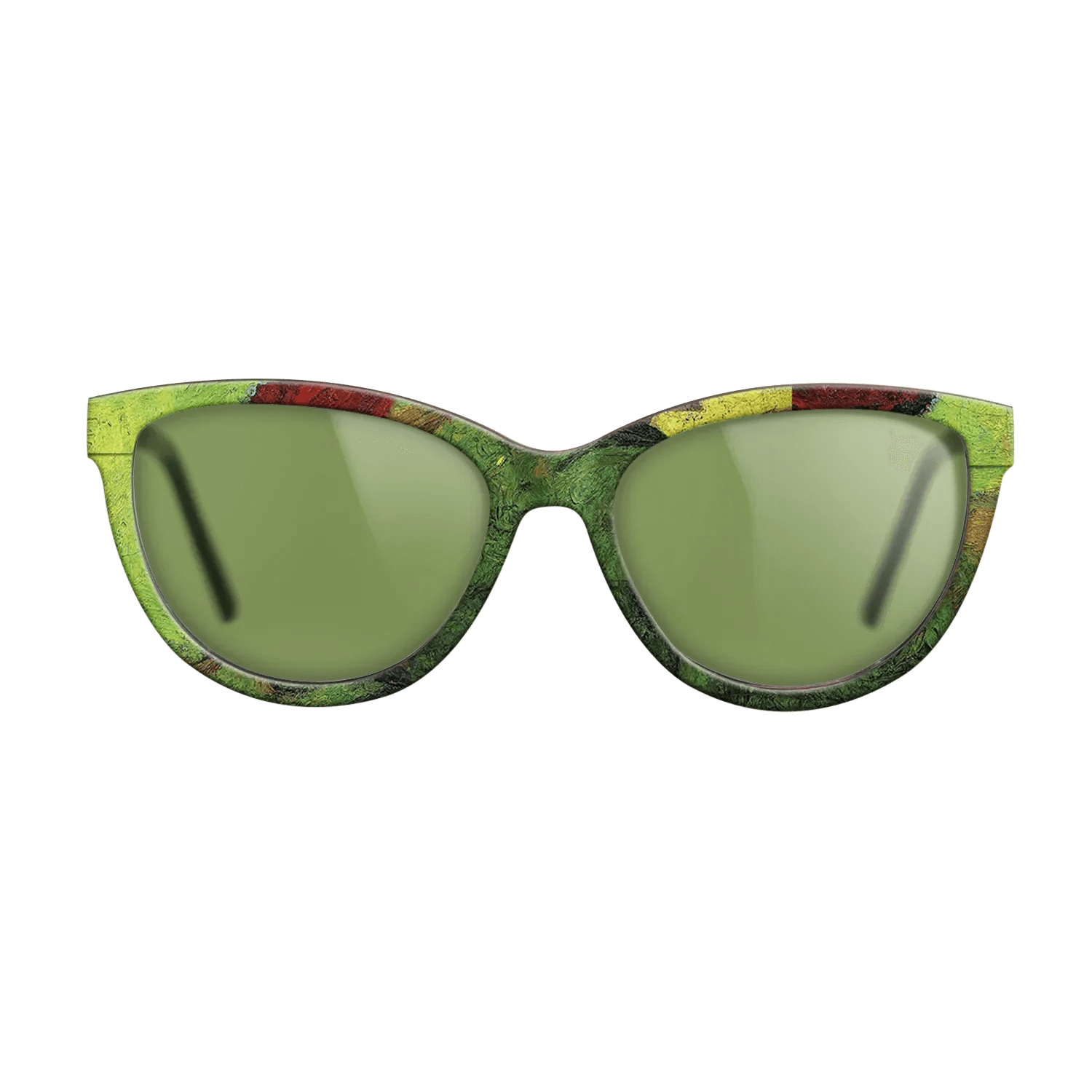 Oil Painting on Straight Grain Walnut: Rococo - Paul Gauguin (Man in a Red Beret), 1888 - Vincent van Gogh - The Maiden - Cat - 717 - SIRIS wood optic