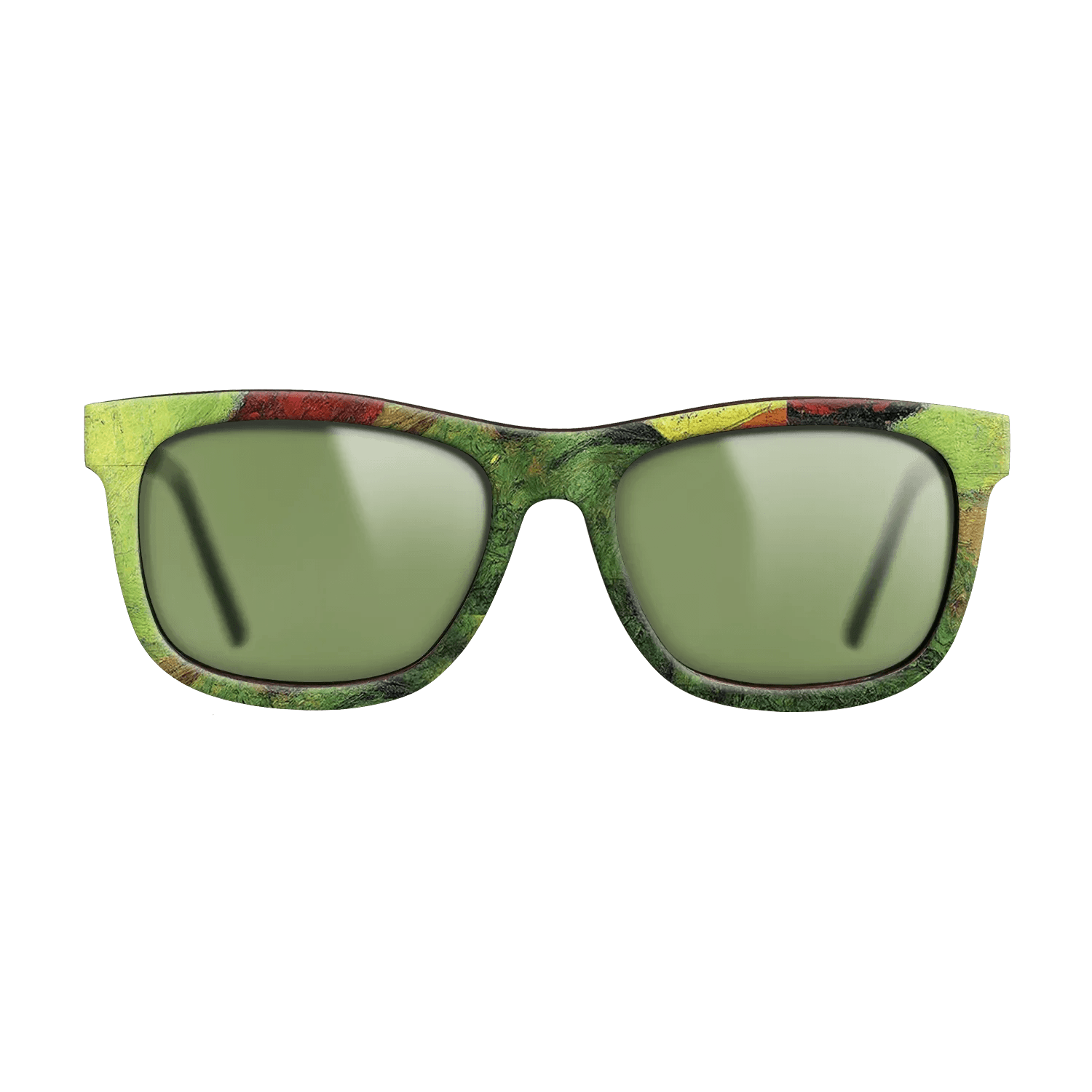 Oil Painting on Straight Grain Walnut: Rococo - Paul Gauguin (Man in a Red Beret), 1888 - Vincent van Gogh - The Hero - Square - 717 - SIRIS wood optic