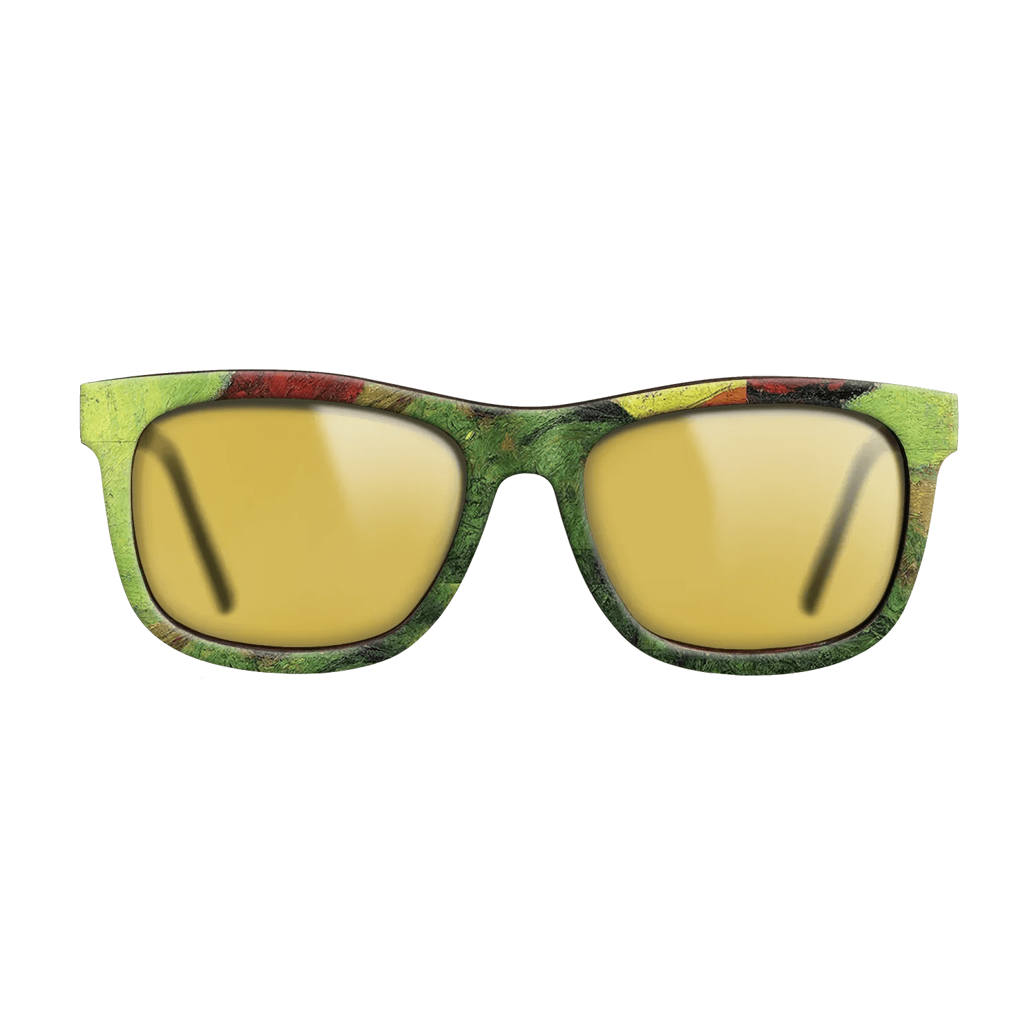 Oil Painting on Straight Grain Walnut: Rococo - Paul Gauguin (Man in a Red Beret), 1888 - Vincent van Gogh - The Hero - Square - 717 - SIRIS wood optic