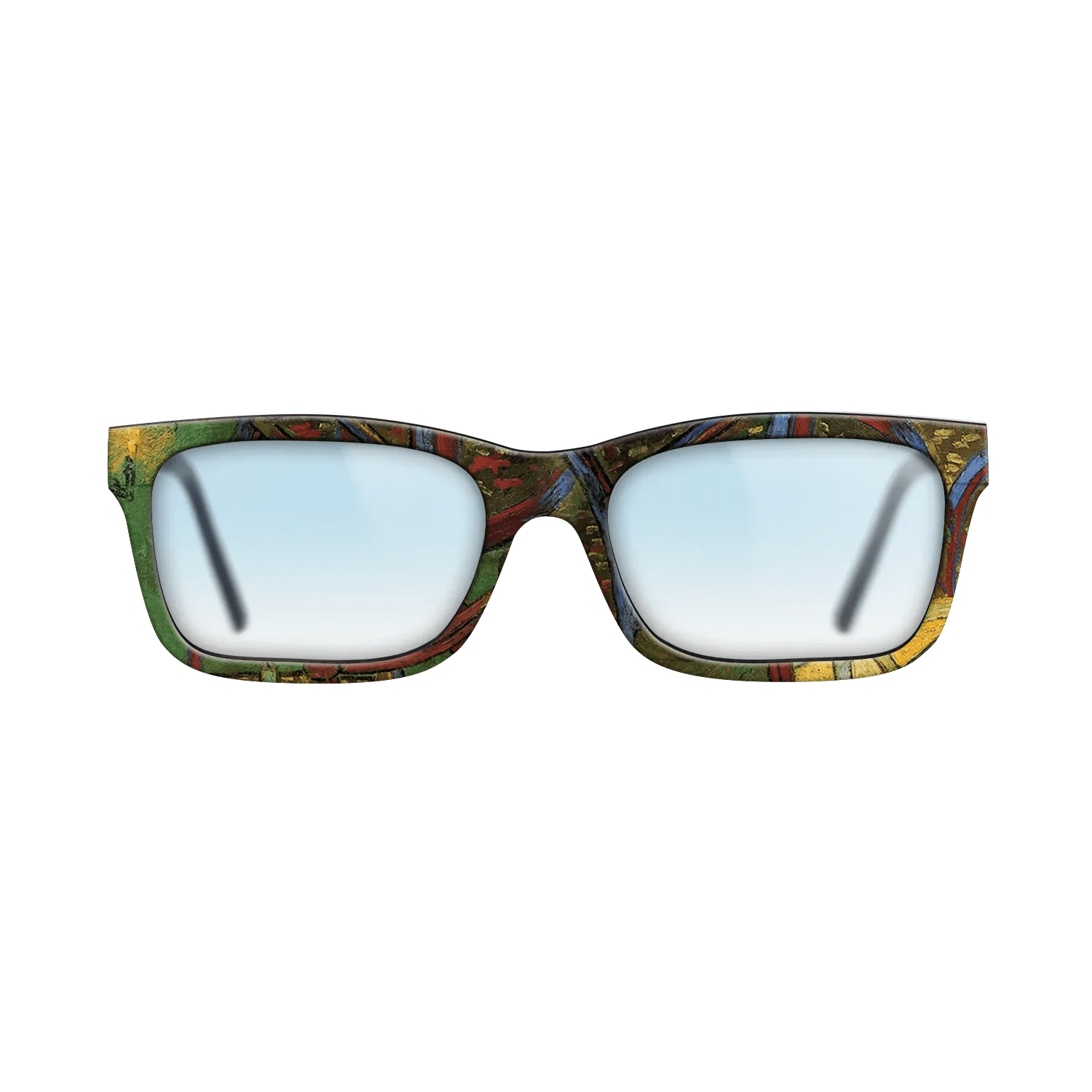 Oil Painting on Straight Grain Walnut: Rococo - Paul Gauguin's Armchair, 1888 - Vincent van Gogh - The Sage - Rectangle - 838 - SIRIS wood optic