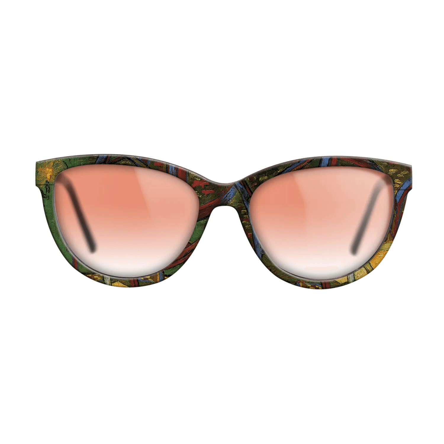 Oil Painting on Straight Grain Walnut: Rococo - Paul Gauguin's Armchair, 1888 - Vincent van Gogh - The Maiden - Cat - 838 - SIRIS wood optic