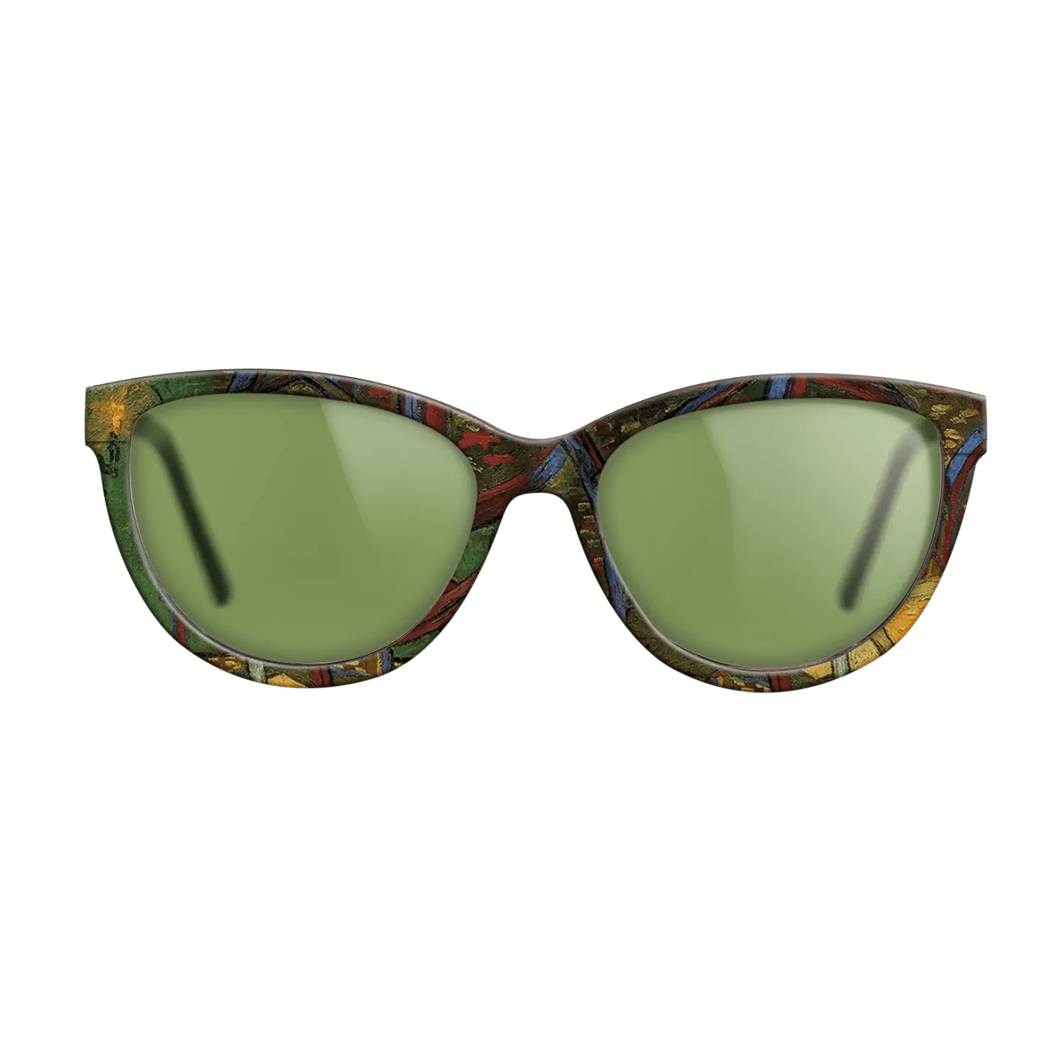 Oil Painting on Straight Grain Walnut: Rococo - Paul Gauguin's Armchair, 1888 - Vincent van Gogh - The Maiden - Cat - 838 - SIRIS wood optic