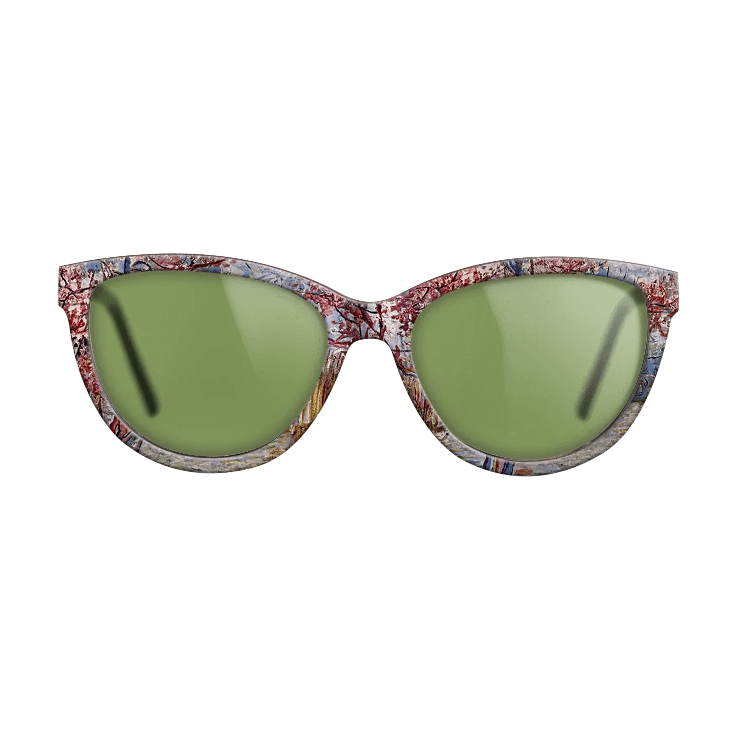 Oil Painting on Straight Grain Walnut: Rococo - Peach Tree in Bloom (in memory of Mauve), 1888 - Vincent van Gogh - The Maiden - Cat - 1119 - SIRIS wood optic