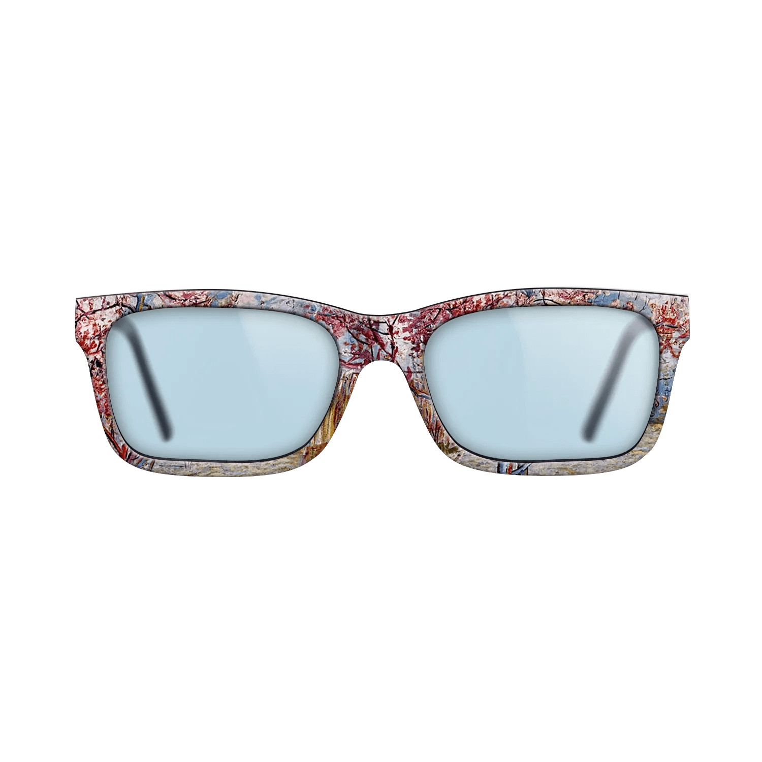 Oil Painting on Straight Grain Walnut: Rococo - Peach Tree in Bloom (in memory of Mauve), 1888 - Vincent van Gogh - The Sage - Rectangle - 1119 - SIRIS wood optic