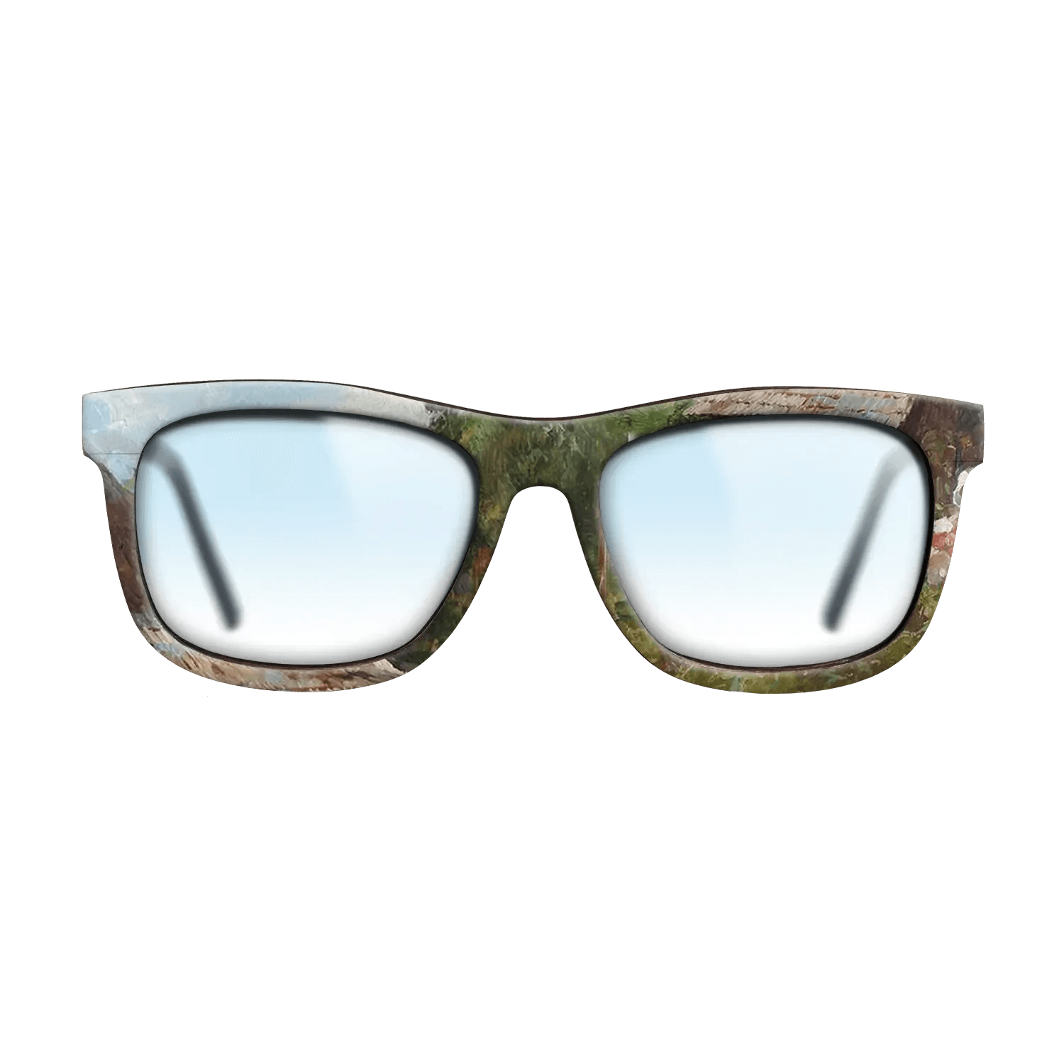 Oil Painting on Straight Grain Walnut: Rococo - Peasant Woman with Flowers, 1905 - Nicolae Vermont - The Hero - Square - 873 - SIRIS wood optic