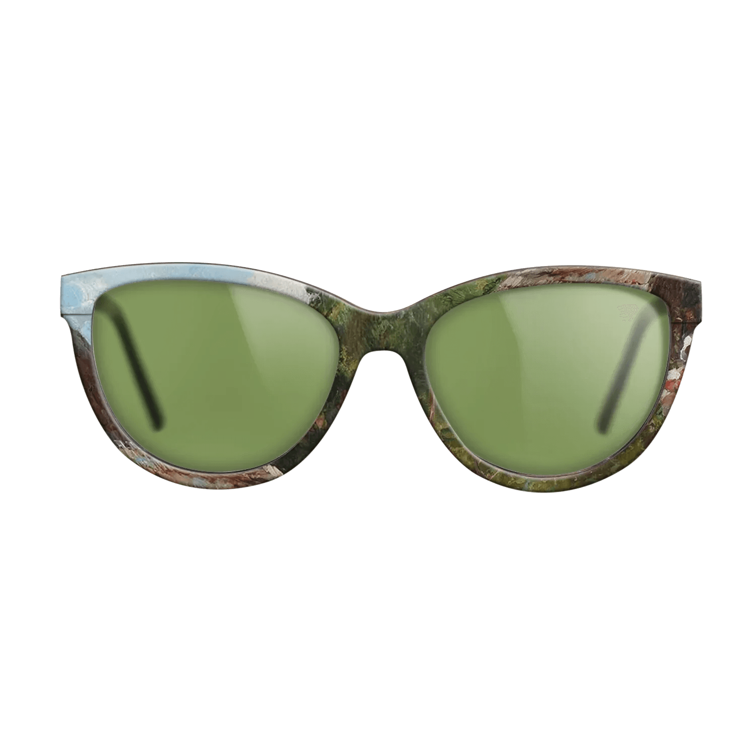 Oil Painting on Straight Grain Walnut: Rococo - Peasant Woman with Flowers, 1905 - Nicolae Vermont - The Maiden - Cat - 873 - SIRIS wood optic