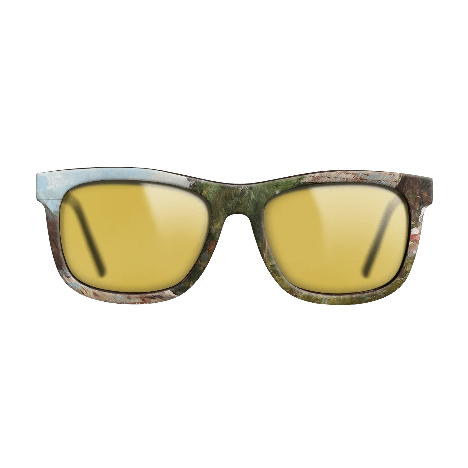 Oil Painting on Straight Grain Walnut: Rococo - Peasant Woman with Flowers, 1905 - Nicolae Vermont - The Hero - Square - 873 - SIRIS wood optic