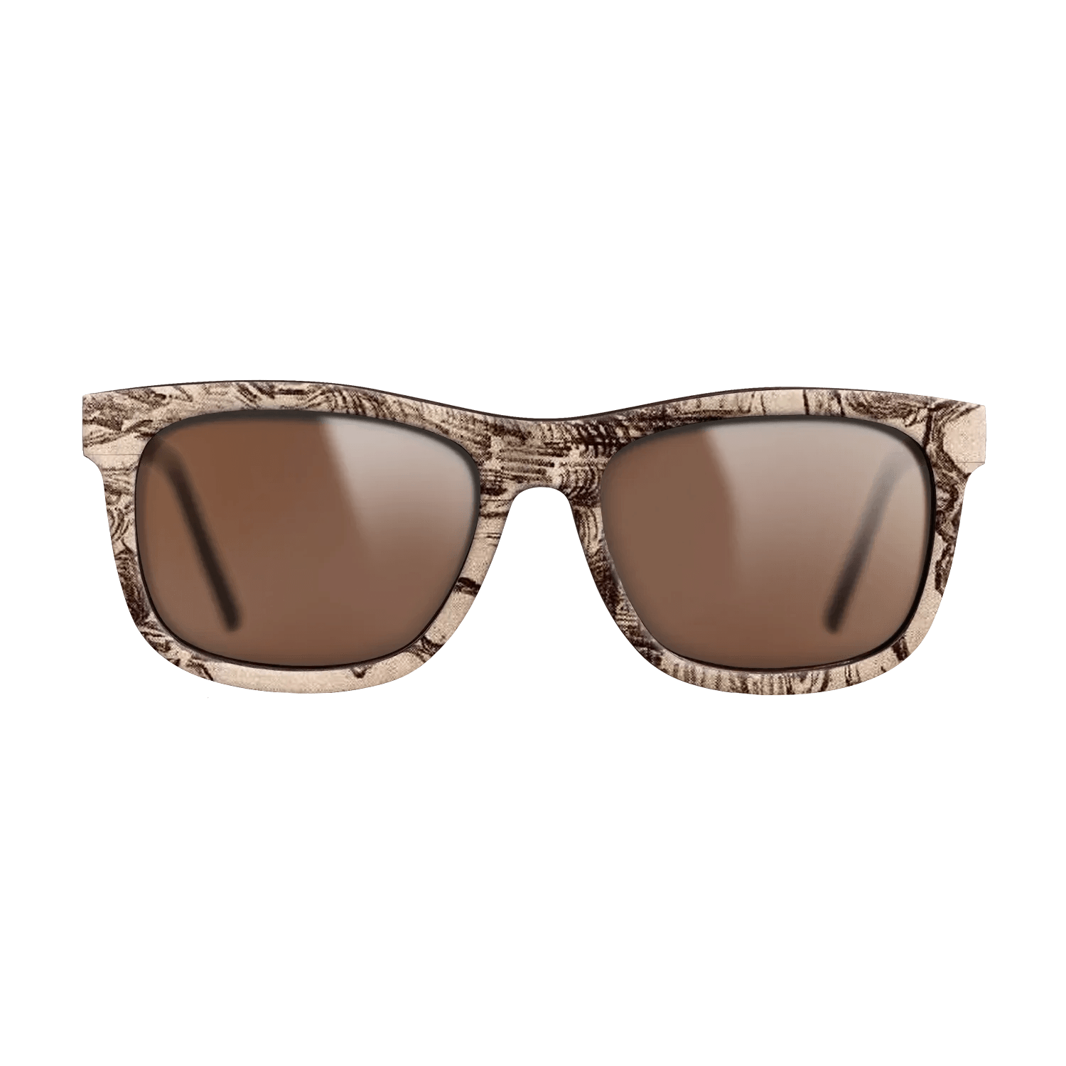 Oil Painting on Straight Grain Walnut: Rococo - Pine Trees Seen against the Wall of the Asylum, 1889 - Vincent van Gogh - The Hero - Square - 1651 - SIRIS wood optic