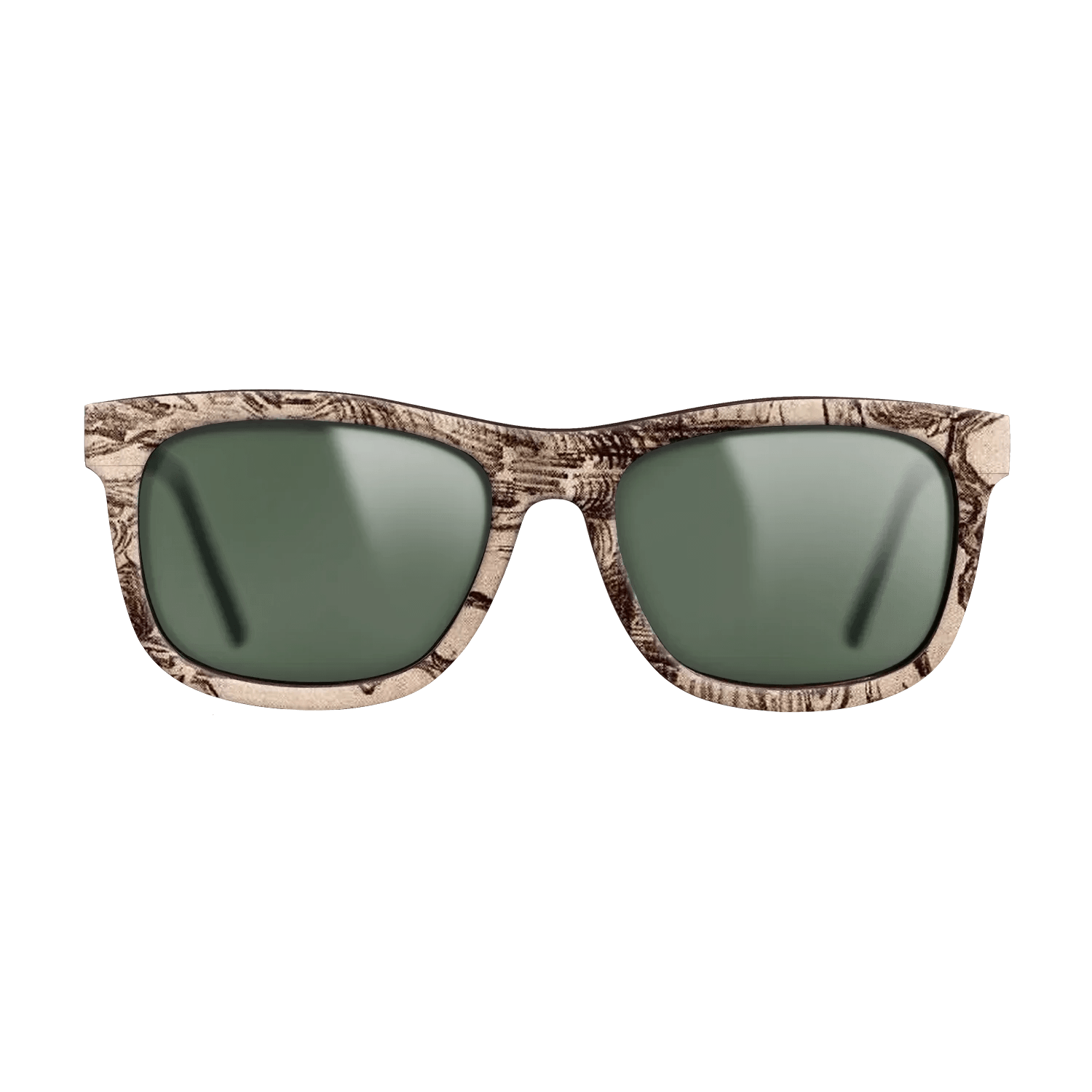 Oil Painting on Straight Grain Walnut: Rococo - Pine Trees Seen against the Wall of the Asylum, 1889 - Vincent van Gogh - The Hero - Square - 1651 - SIRIS wood optic