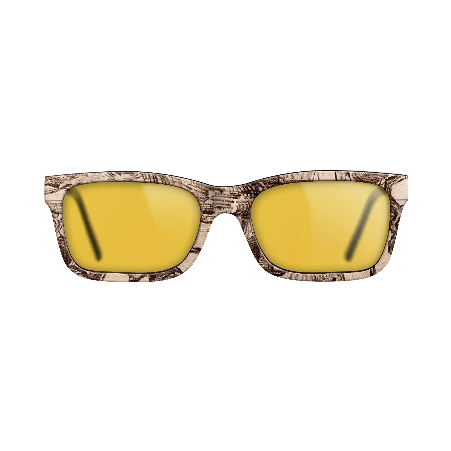 Oil Painting on Straight Grain Walnut: Rococo - Pine Trees Seen against the Wall of the Asylum, 1889 - Vincent van Gogh - The Sage - Rectangle - 1651 - SIRIS wood optic