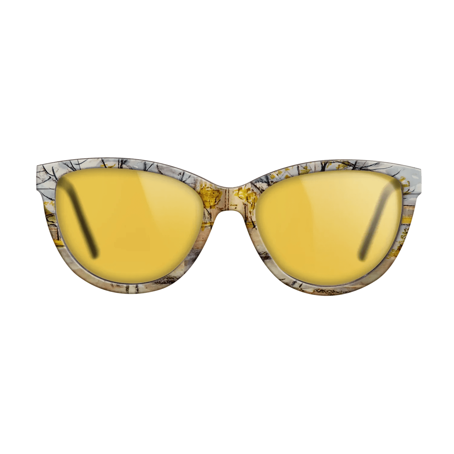 Oil Painting on Straight Grain Walnut: Rococo - Pink Peach Trees, 1888 - Vincent van Gogh - The Maiden - Cat - 1559 - SIRIS wood optic