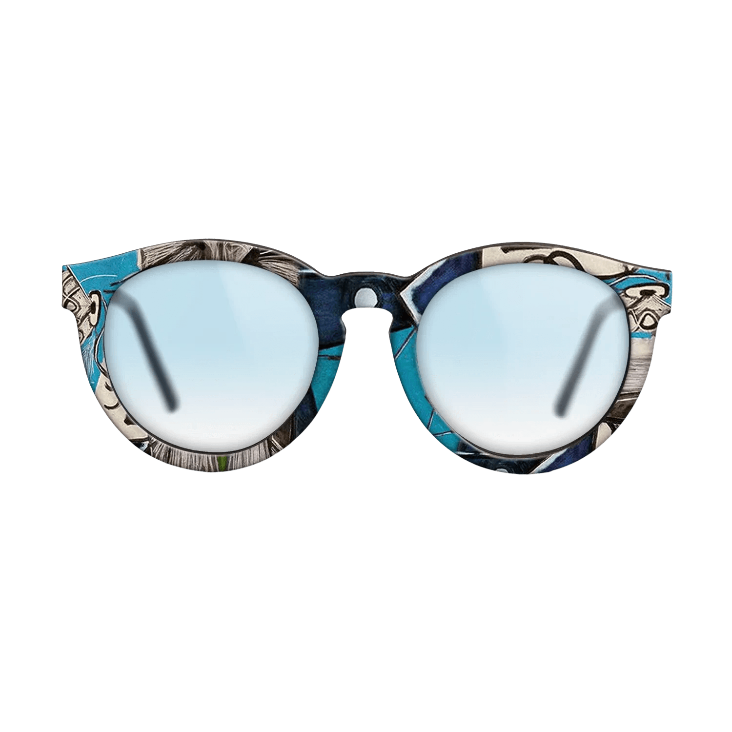 Oil Painting on Straight Grain Walnut: Rococo - Portrait of Sylvette David in green chair, 1954 - Pablo Picasso - The Rebel - Round - 1699 - SIRIS wood optic