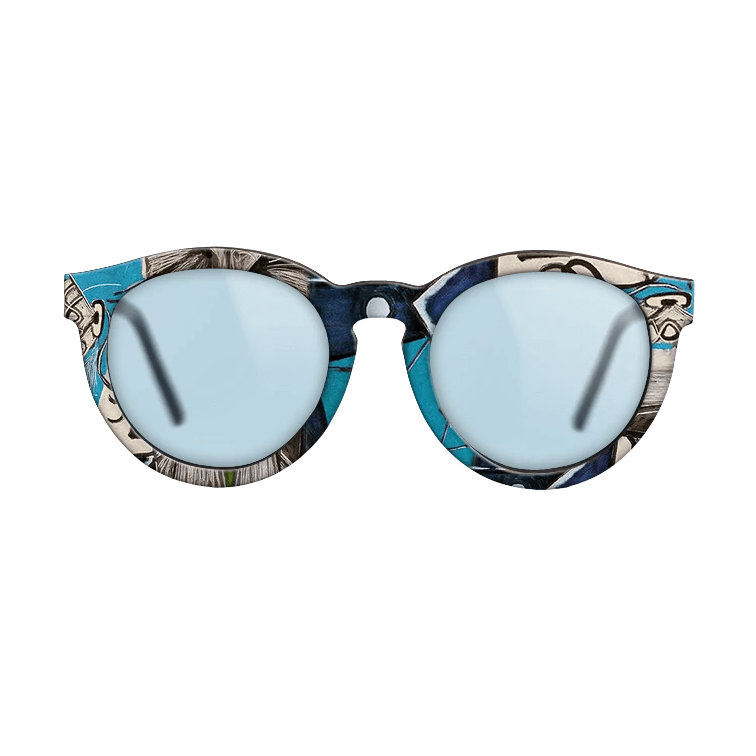 Oil Painting on Straight Grain Walnut: Rococo - Portrait of Sylvette David in green chair, 1954 - Pablo Picasso - The Rebel - Round - 1699 - SIRIS wood optic