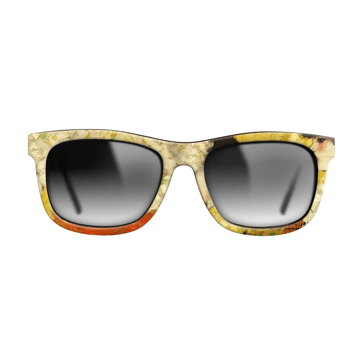 Oil Painting on Straight Grain Walnut: Rococo - Profile of a young girl (Girl with red flower in her hair), 1901 - Pablo Picasso - The Hero - Square - 1935 - SIRIS wood optic