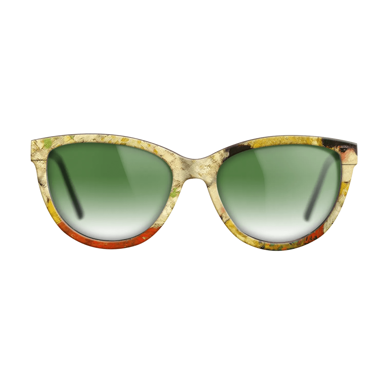 Oil Painting on Straight Grain Walnut: Rococo - Profile of a young girl (Girl with red flower in her hair), 1901 - Pablo Picasso - The Maiden - Cat - 1935 - SIRIS wood optic