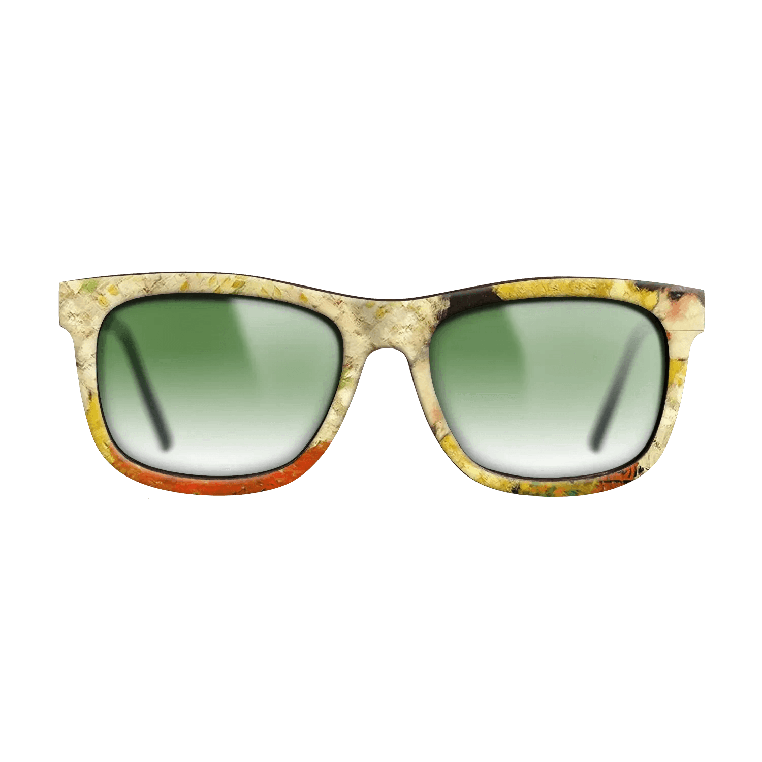 Oil Painting on Straight Grain Walnut: Rococo - Profile of a young girl (Girl with red flower in her hair), 1901 - Pablo Picasso - The Hero - Square - 1935 - SIRIS wood optic