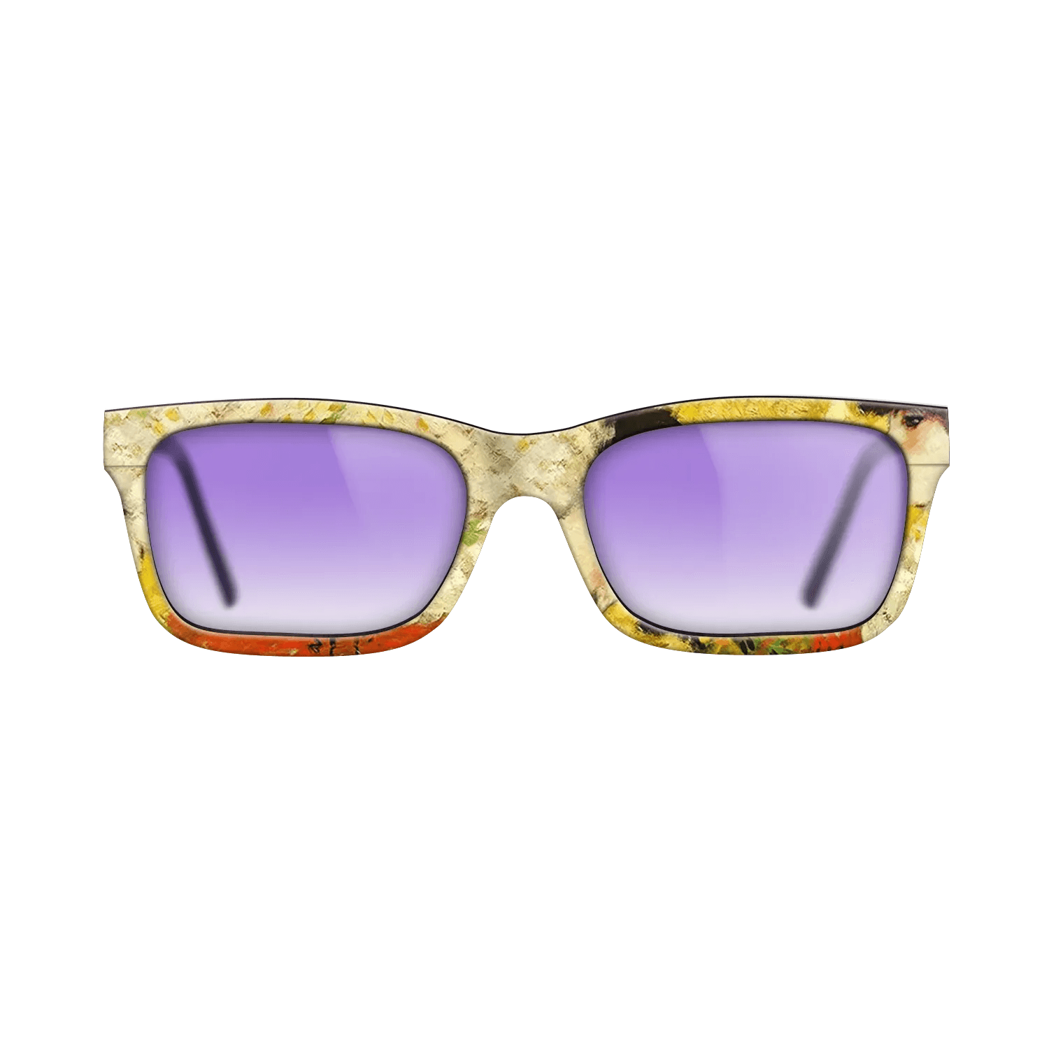 Oil Painting on Straight Grain Walnut: Rococo - Profile of a young girl (Girl with red flower in her hair), 1901 - Pablo Picasso - The Sage - Rectangle - 1935 - SIRIS wood optic