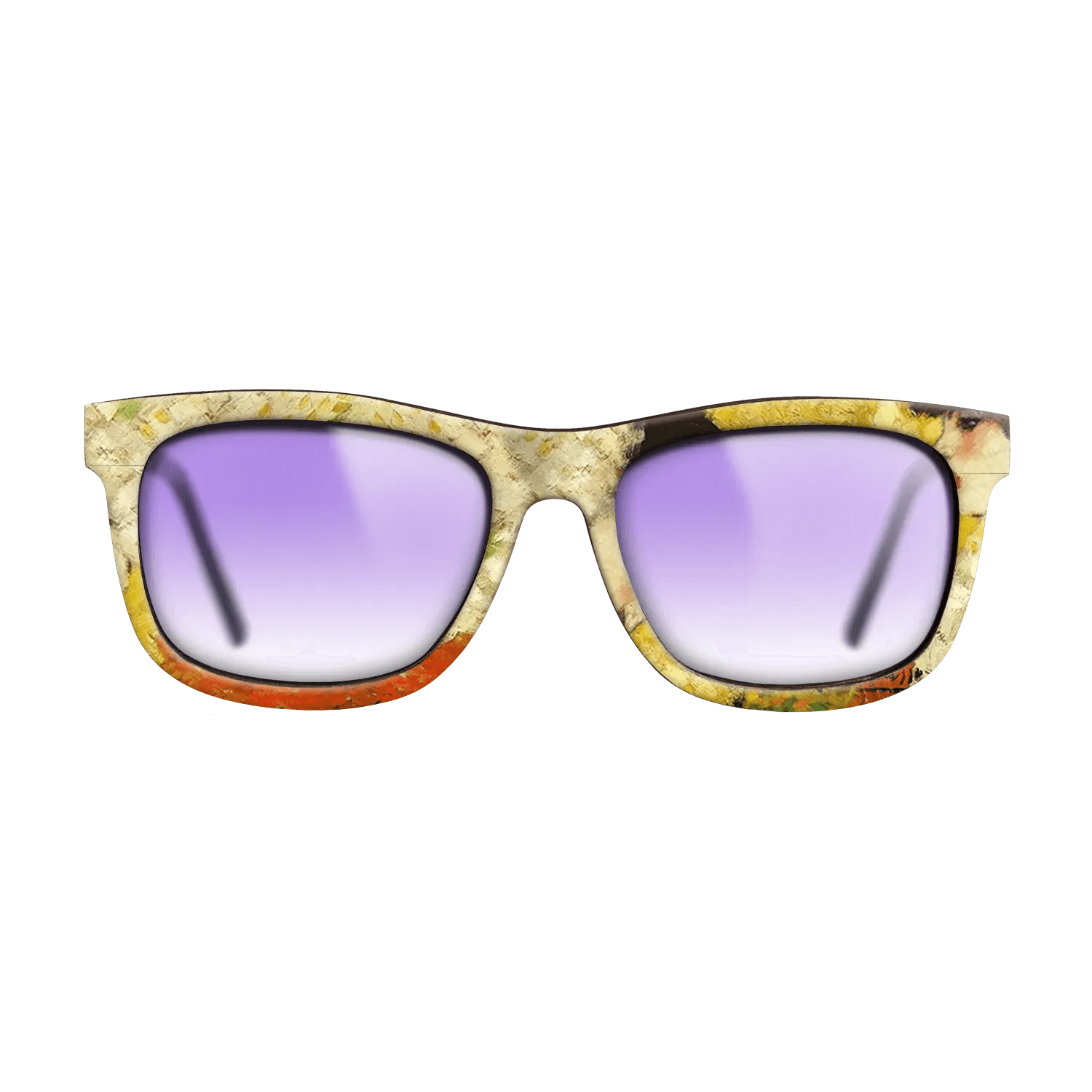 Oil Painting on Straight Grain Walnut: Rococo - Profile of a young girl (Girl with red flower in her hair), 1901 - Pablo Picasso - The Hero - Square - 1935 - SIRIS wood optic