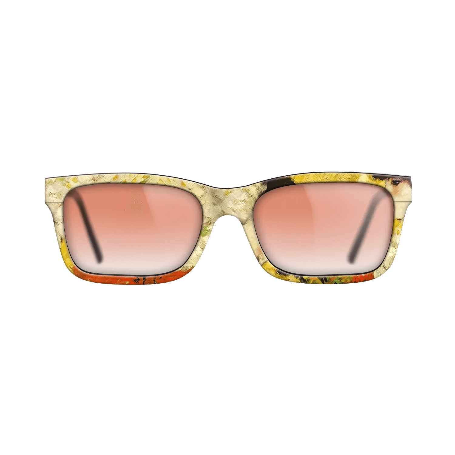 Oil Painting on Straight Grain Walnut: Rococo - Profile of a young girl (Girl with red flower in her hair), 1901 - Pablo Picasso - The Sage - Rectangle - 1935 - SIRIS wood optic