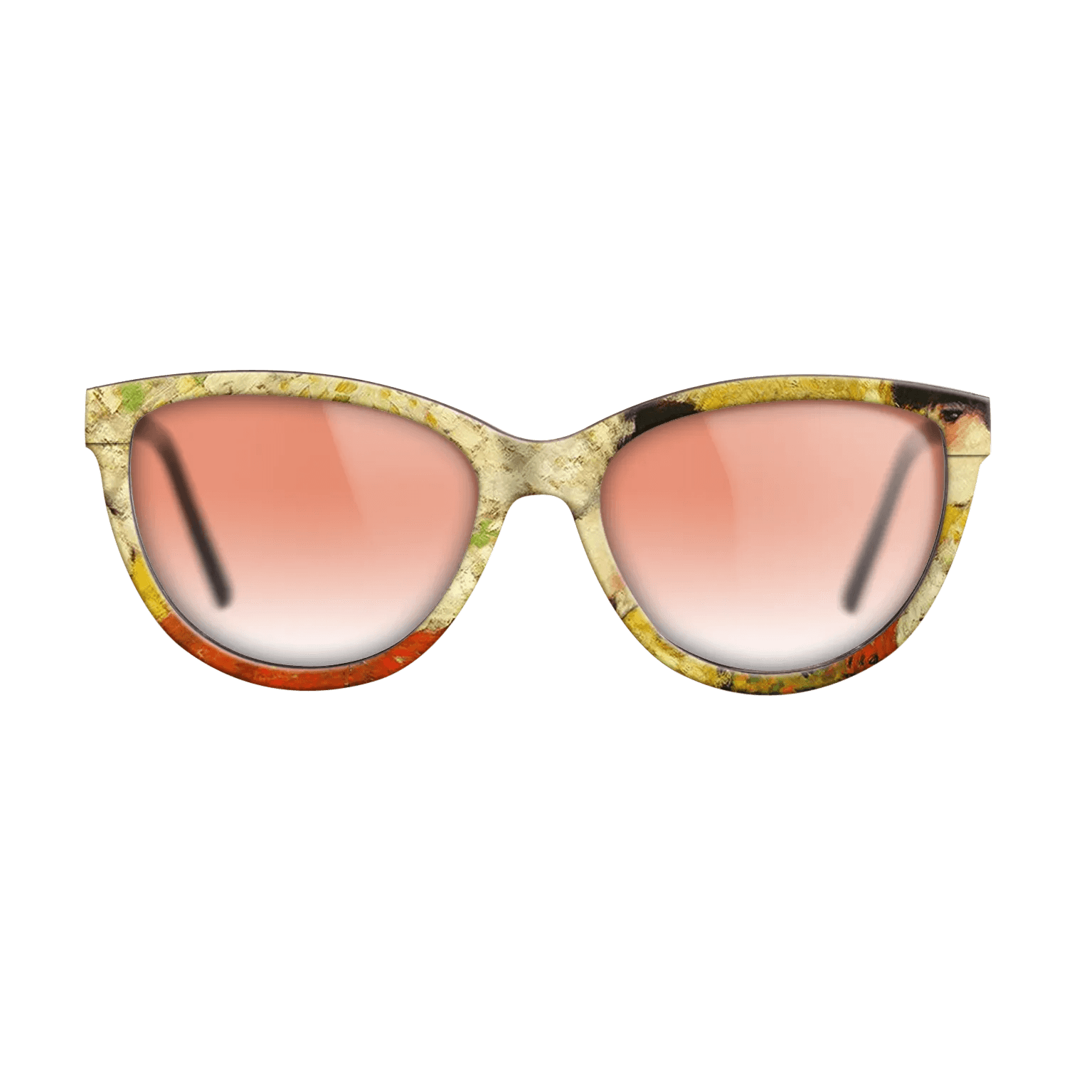 Oil Painting on Straight Grain Walnut: Rococo - Profile of a young girl (Girl with red flower in her hair), 1901 - Pablo Picasso - The Maiden - Cat - 1935 - SIRIS wood optic