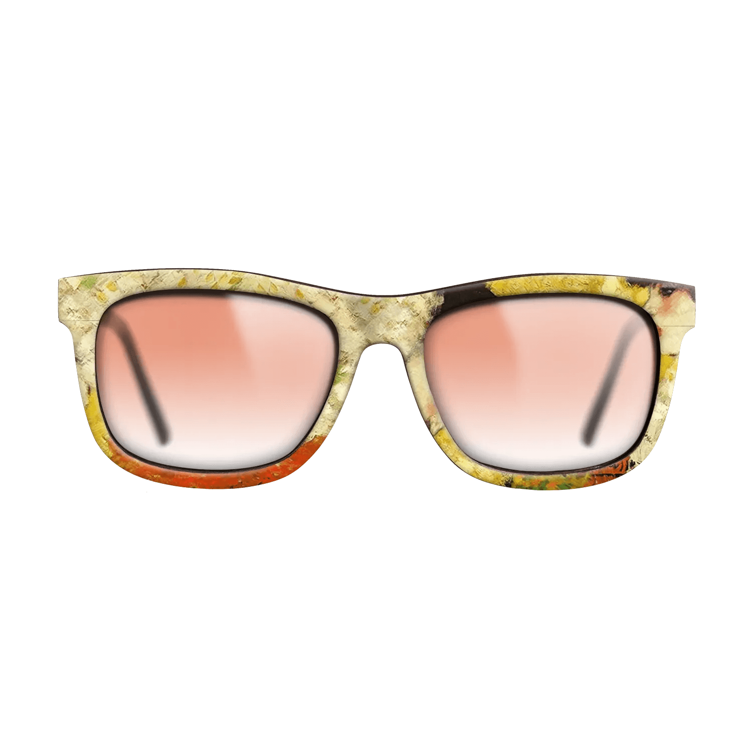 Oil Painting on Straight Grain Walnut: Rococo - Profile of a young girl (Girl with red flower in her hair), 1901 - Pablo Picasso - The Hero - Square - 1935 - SIRIS wood optic