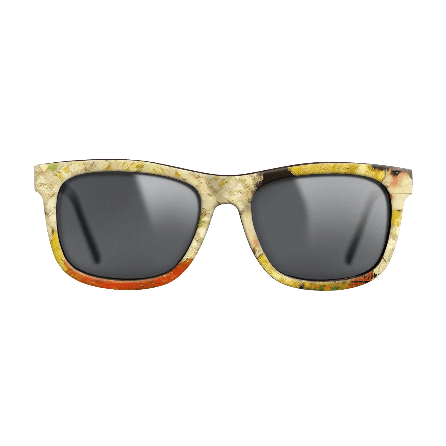 Oil Painting on Straight Grain Walnut: Rococo - Profile of a young girl (Girl with red flower in her hair), 1901 - Pablo Picasso - The Hero - Square - 1935 - SIRIS wood optic