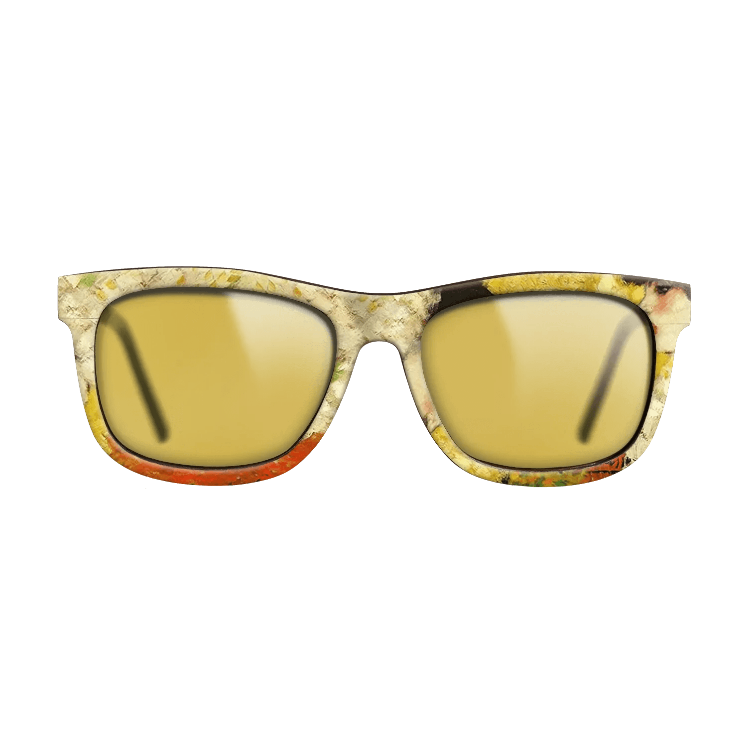 Oil Painting on Straight Grain Walnut: Rococo - Profile of a young girl (Girl with red flower in her hair), 1901 - Pablo Picasso - The Hero - Square - 1935 - SIRIS wood optic