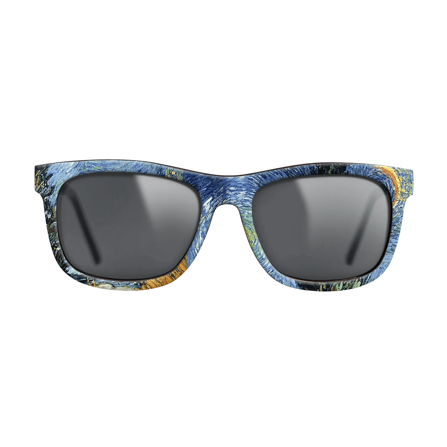 Oil Painting on Straight Grain Walnut: Rococo - Road with Cypresses, 1890 - Vincent van Gogh - The Hero - Square - 709 - SIRIS wood optic