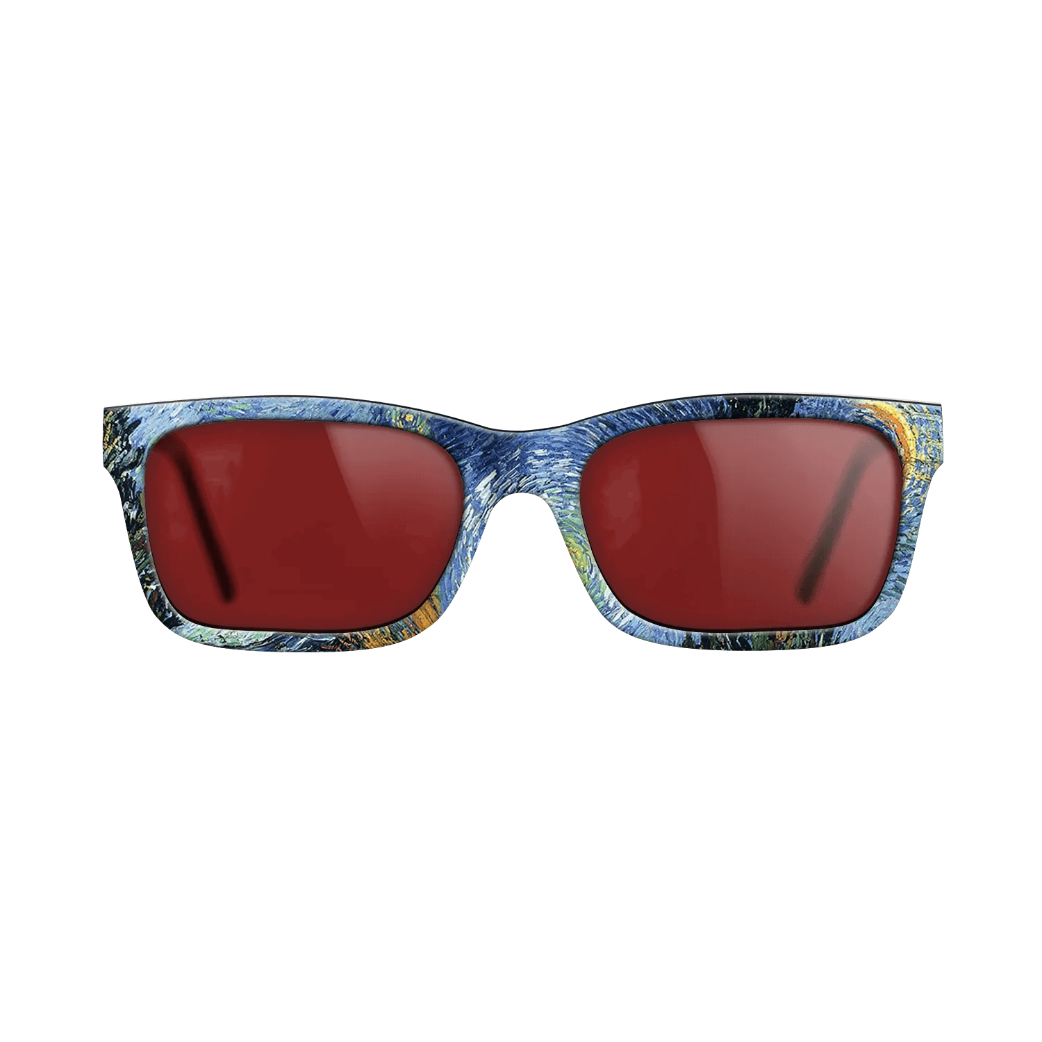 Oil Painting on Straight Grain Walnut: Rococo - Road with Cypresses, 1890 - Vincent van Gogh - The Sage - Rectangle - 709 - SIRIS wood optic