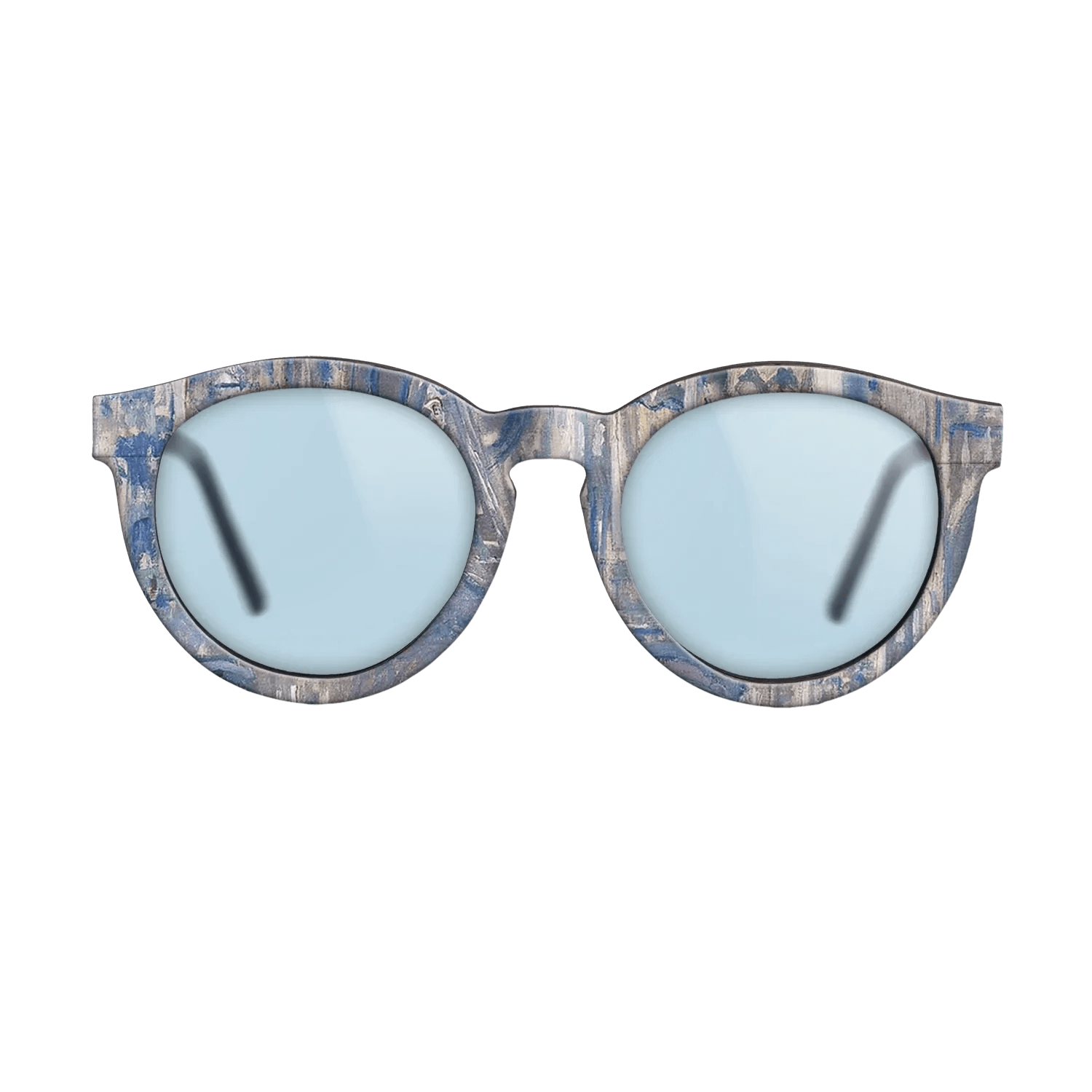 Oil Painting on Straight Grain Walnut: Rococo - Rouen Cathedral, Study of the Portal, 1892 - Claude Monet - The Rebel - Round - 1207 - SIRIS wood optic