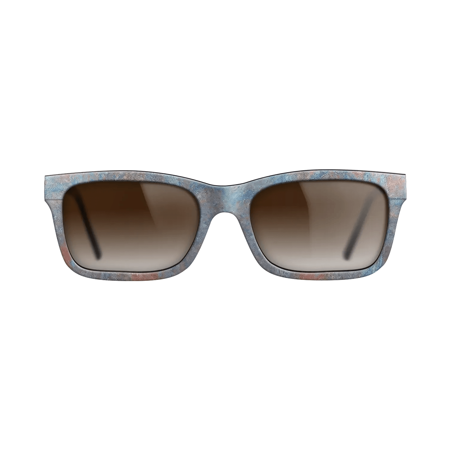 Oil Painting on Straight Grain Walnut: Rococo - Rouen Cathedral, red, Sunlight, 1892 - Claude Monet - The Sage - Rectangle - 884 - SIRIS wood optic