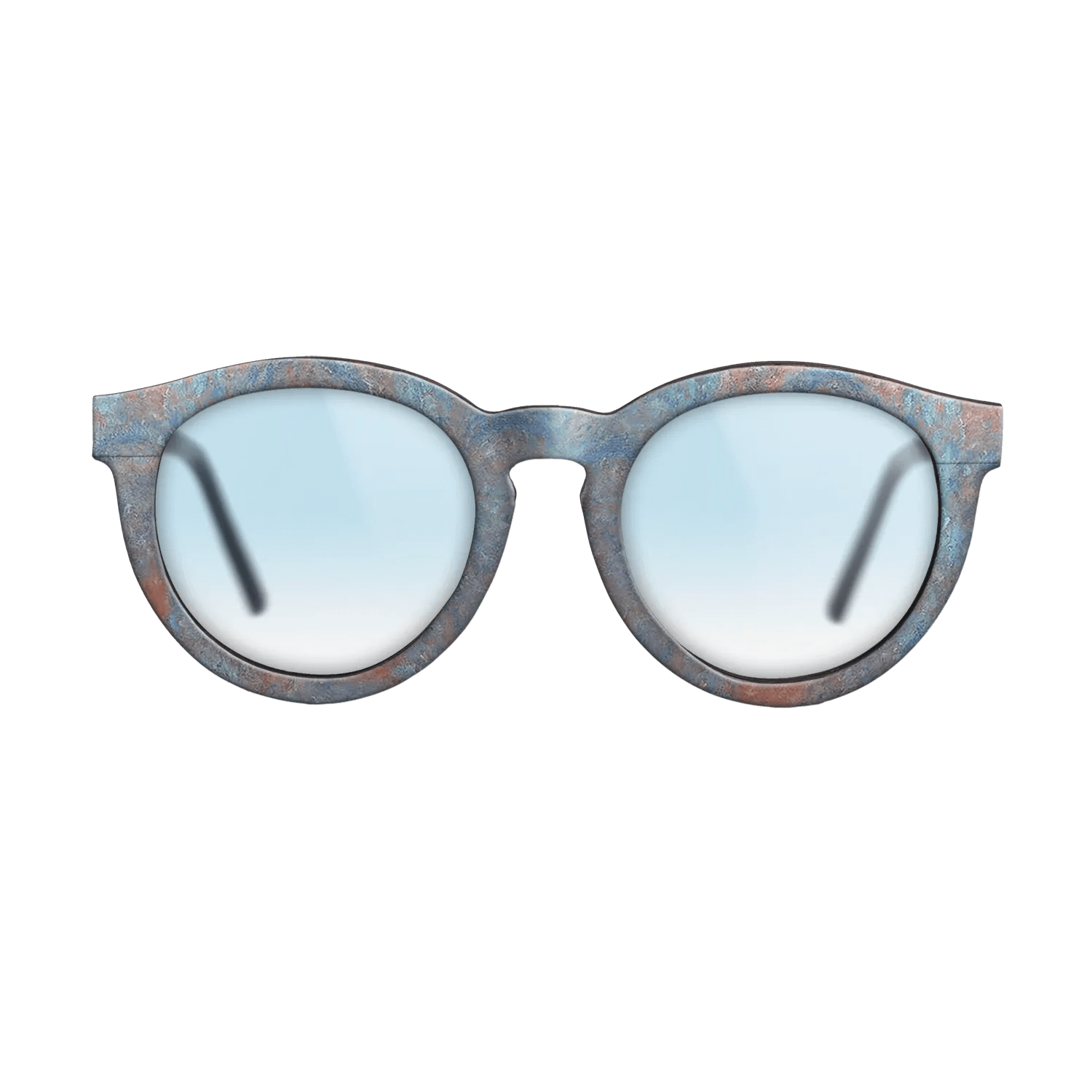 Oil Painting on Straight Grain Walnut: Rococo - Rouen Cathedral, red, Sunlight, 1892 - Claude Monet - The Rebel - Round - 884 - SIRIS wood optic