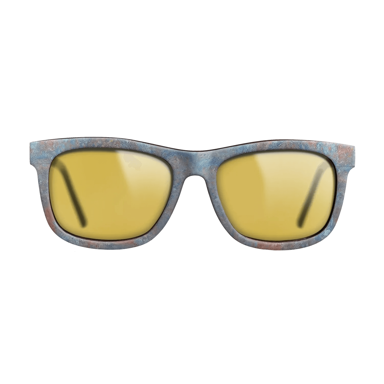 Oil Painting on Straight Grain Walnut: Rococo - Rouen Cathedral, red, Sunlight, 1892 - Claude Monet - The Hero - Square - 884 - SIRIS wood optic