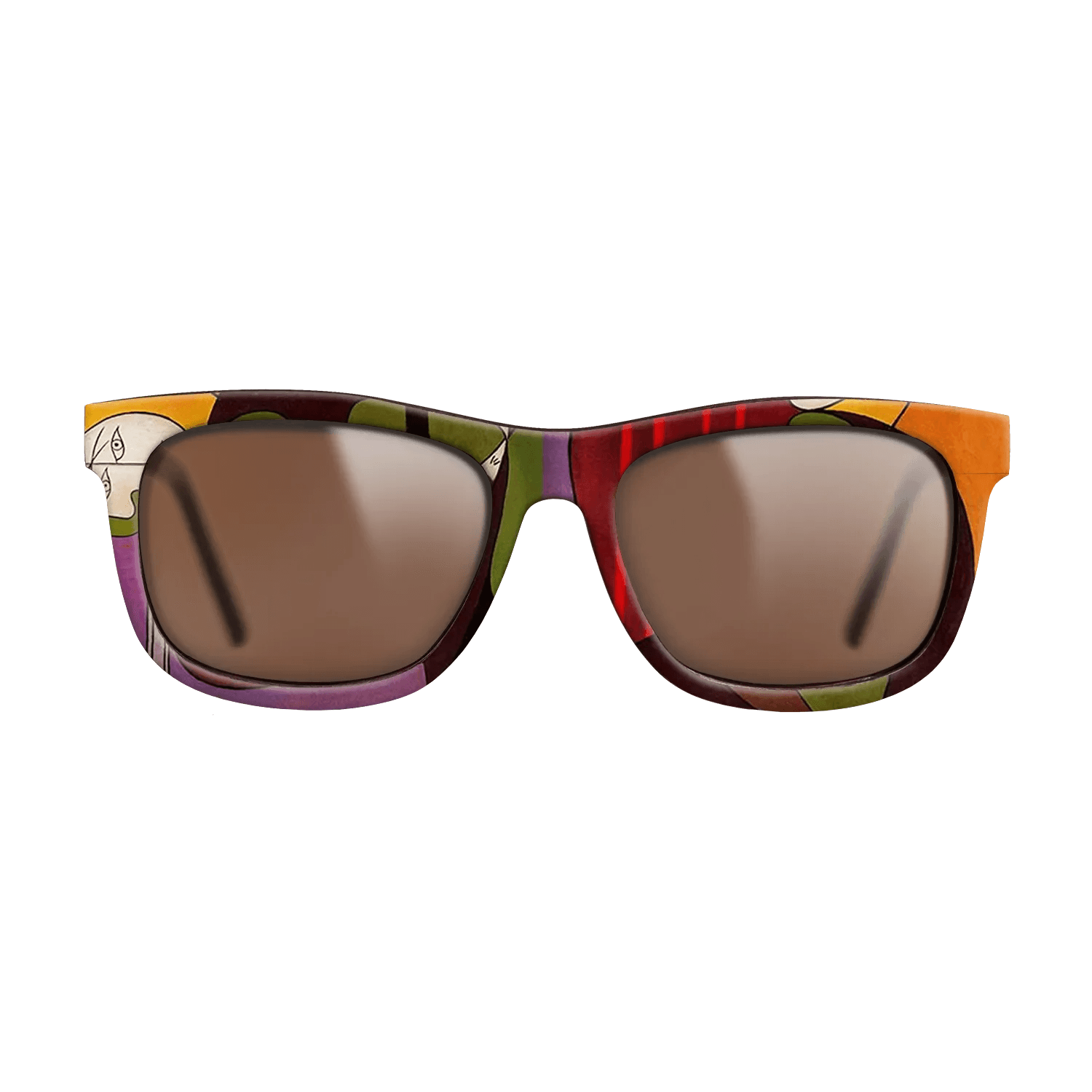 Oil Painting on Straight Grain Walnut: Rococo - Seated Woman in a Red Armchair, 1931 - Pablo Picasso - The Hero - Square - 1580 - SIRIS wood optic