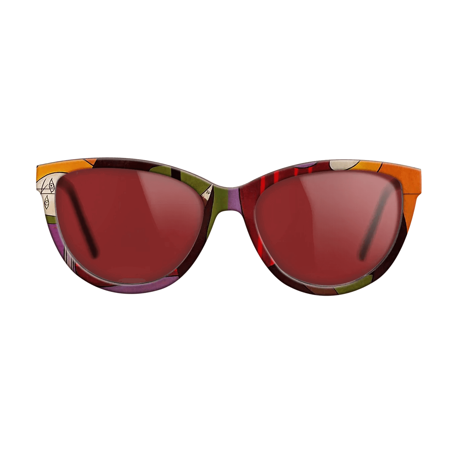 Oil Painting on Straight Grain Walnut: Rococo - Seated Woman in a Red Armchair, 1931 - Pablo Picasso - The Maiden - Cat - 1580 - SIRIS wood optic