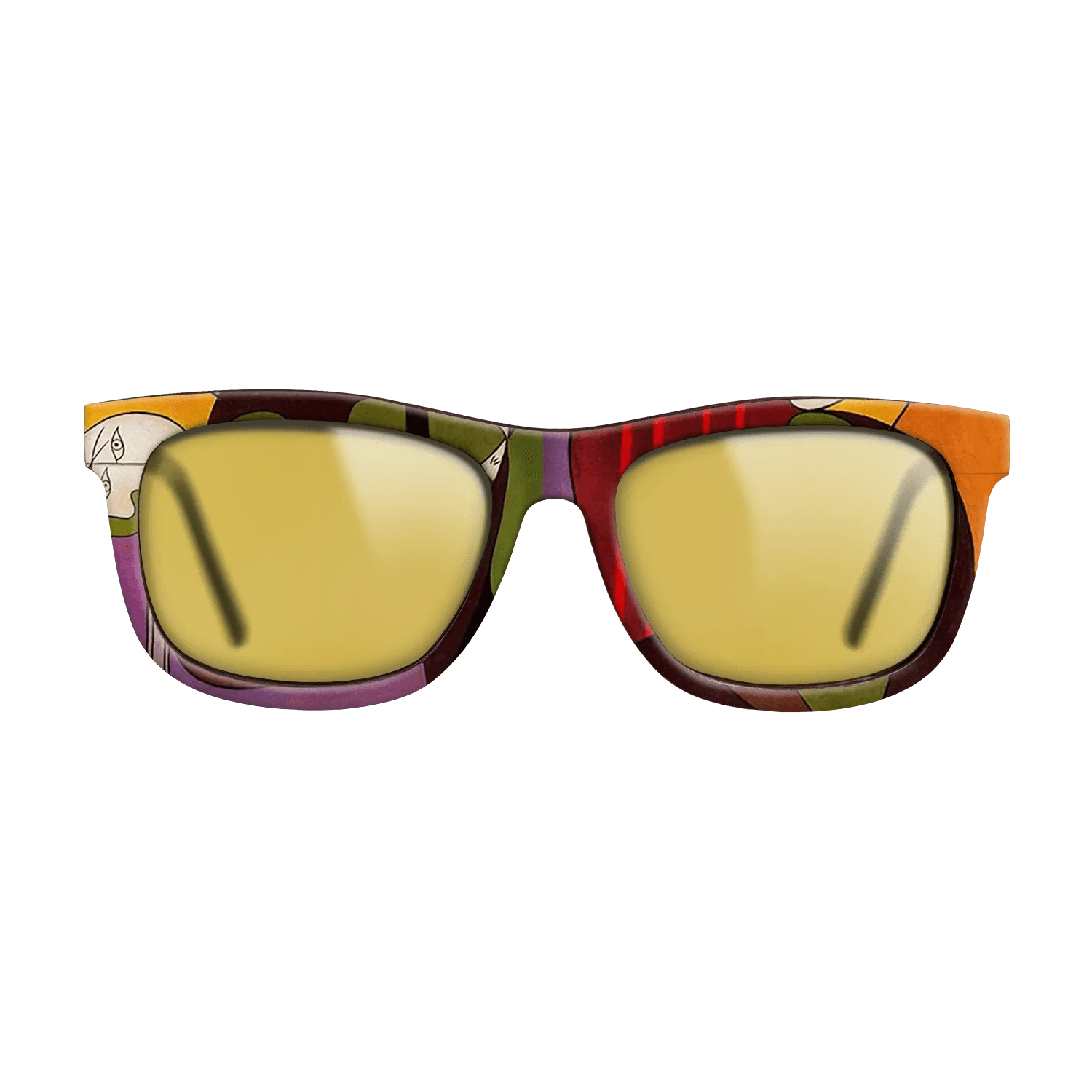 Oil Painting on Straight Grain Walnut: Rococo - Seated Woman in a Red Armchair, 1931 - Pablo Picasso - The Hero - Square - 1580 - SIRIS wood optic