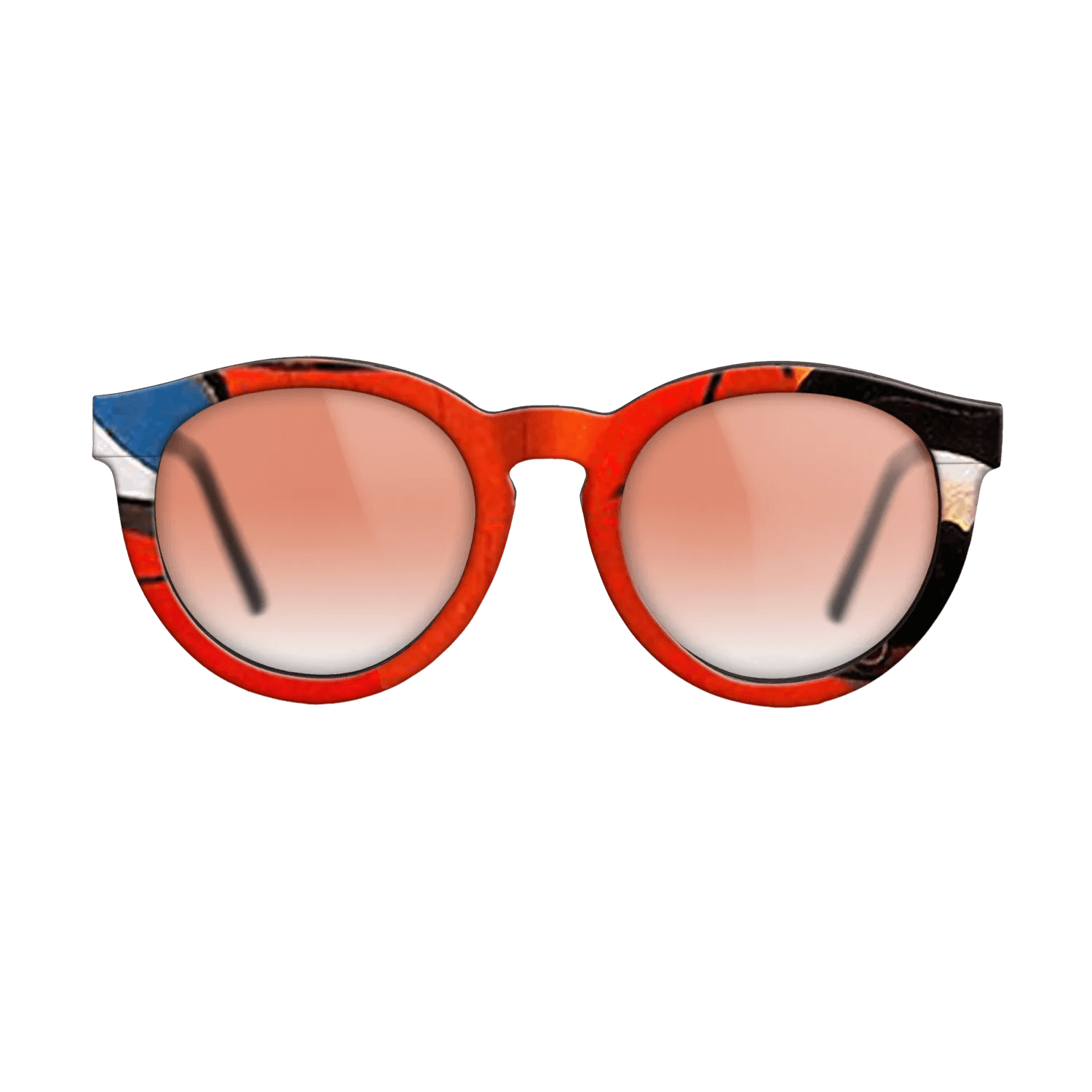 Oil Painting on Straight Grain Walnut: Rococo - Seated woman, 1927 - Pablo Picasso - The Rebel - Round - 1470 - SIRIS wood optic