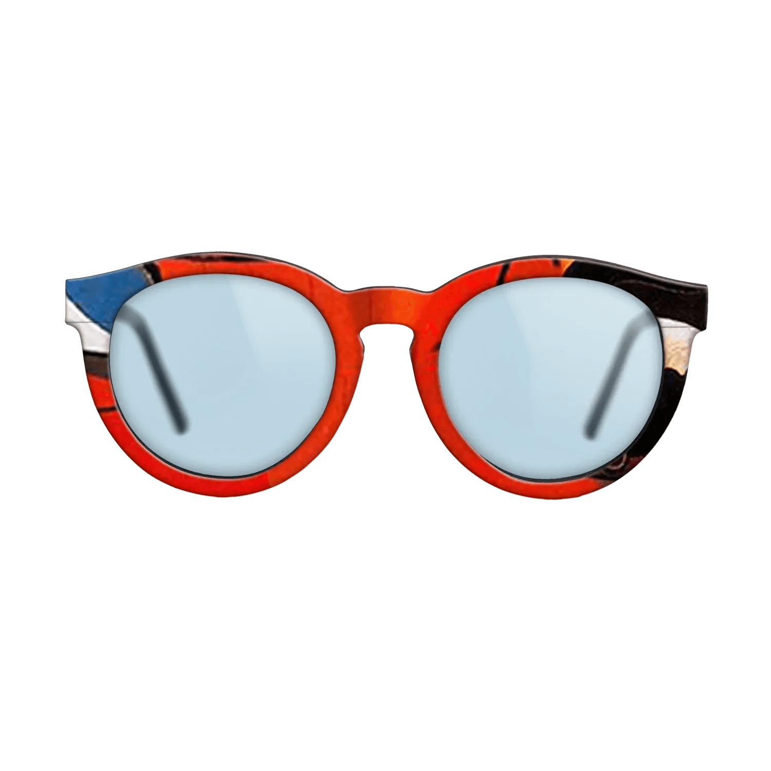 Oil Painting on Straight Grain Walnut: Rococo - Seated woman, 1927 - Pablo Picasso - The Rebel - Round - 1470 - SIRIS wood optic