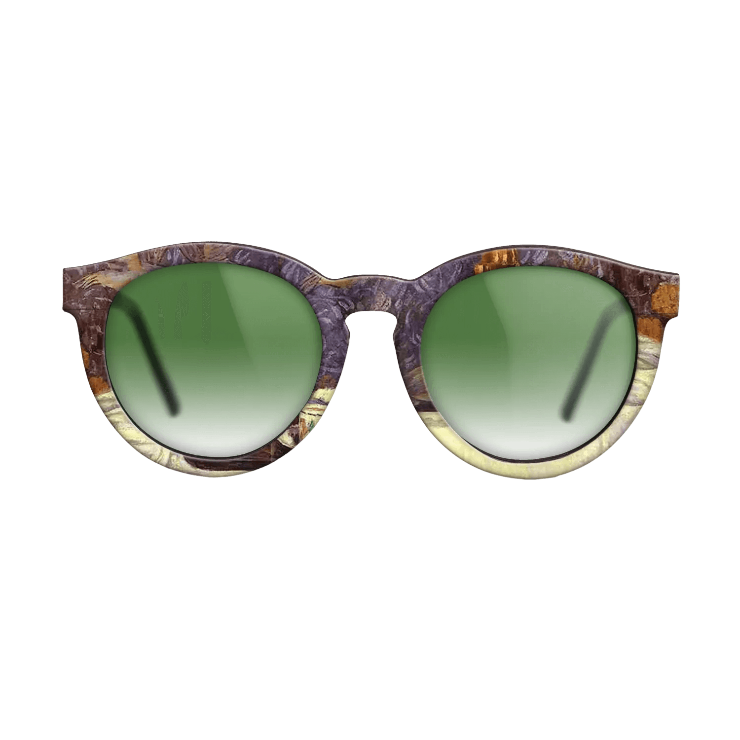 Oil Painting on Straight Grain Walnut: Rococo - Still Life with a Coffee Pot, 1900 - Camille Pissarro - The Rebel - Round - 1108 - SIRIS wood optic