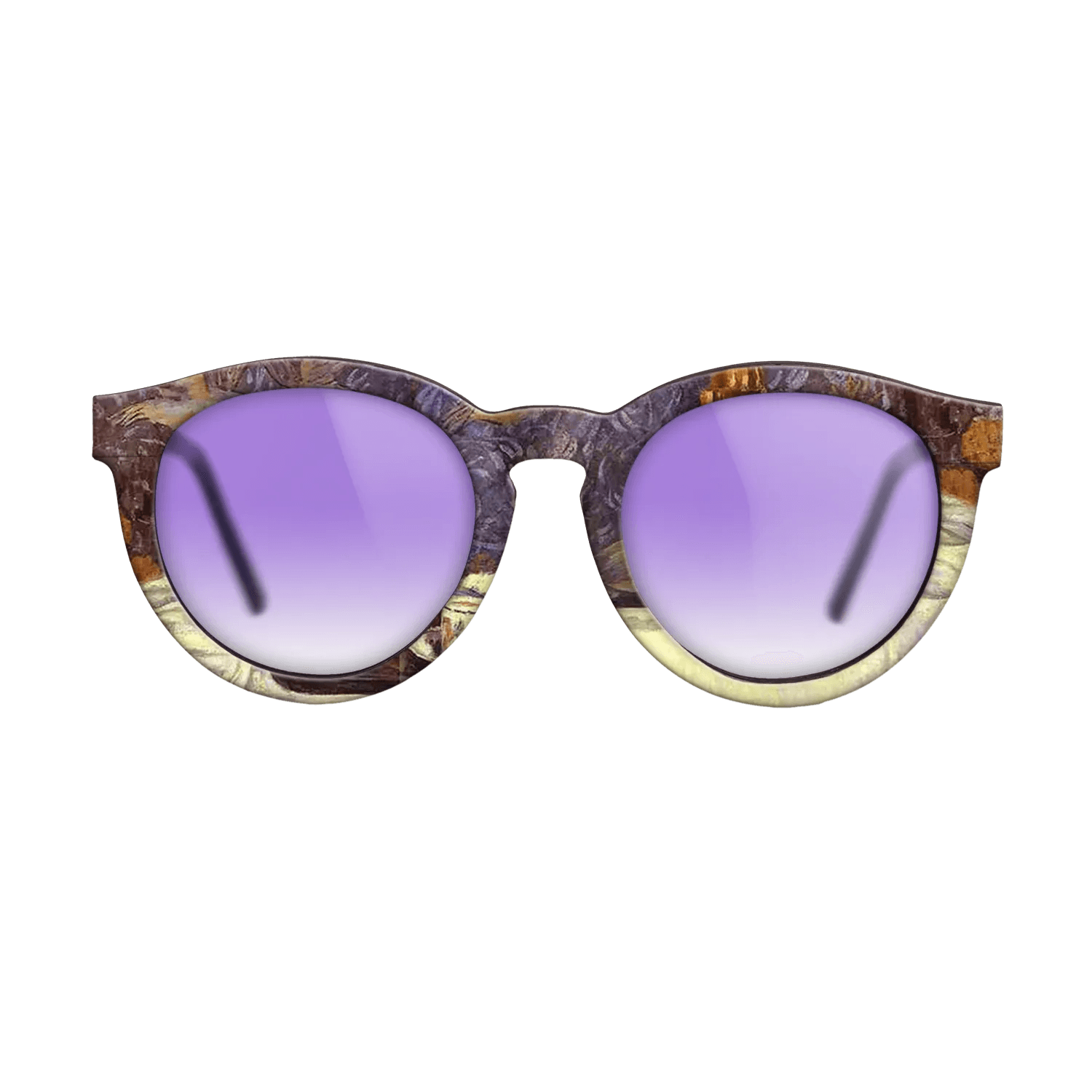 Oil Painting on Straight Grain Walnut: Rococo - Still Life with a Coffee Pot, 1900 - Camille Pissarro - The Rebel - Round - 1108 - SIRIS wood optic